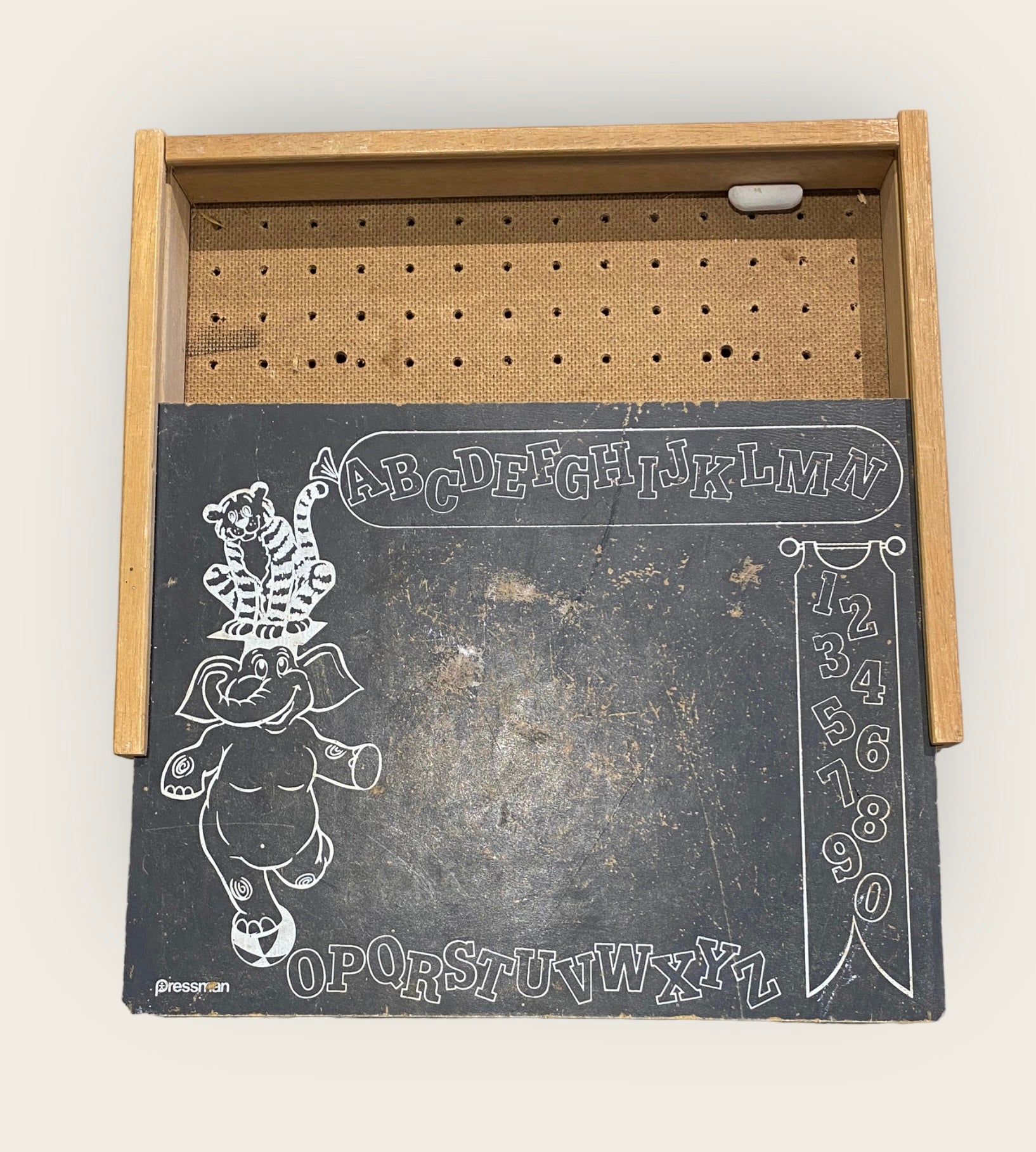 Child's Chalkboard and Storage