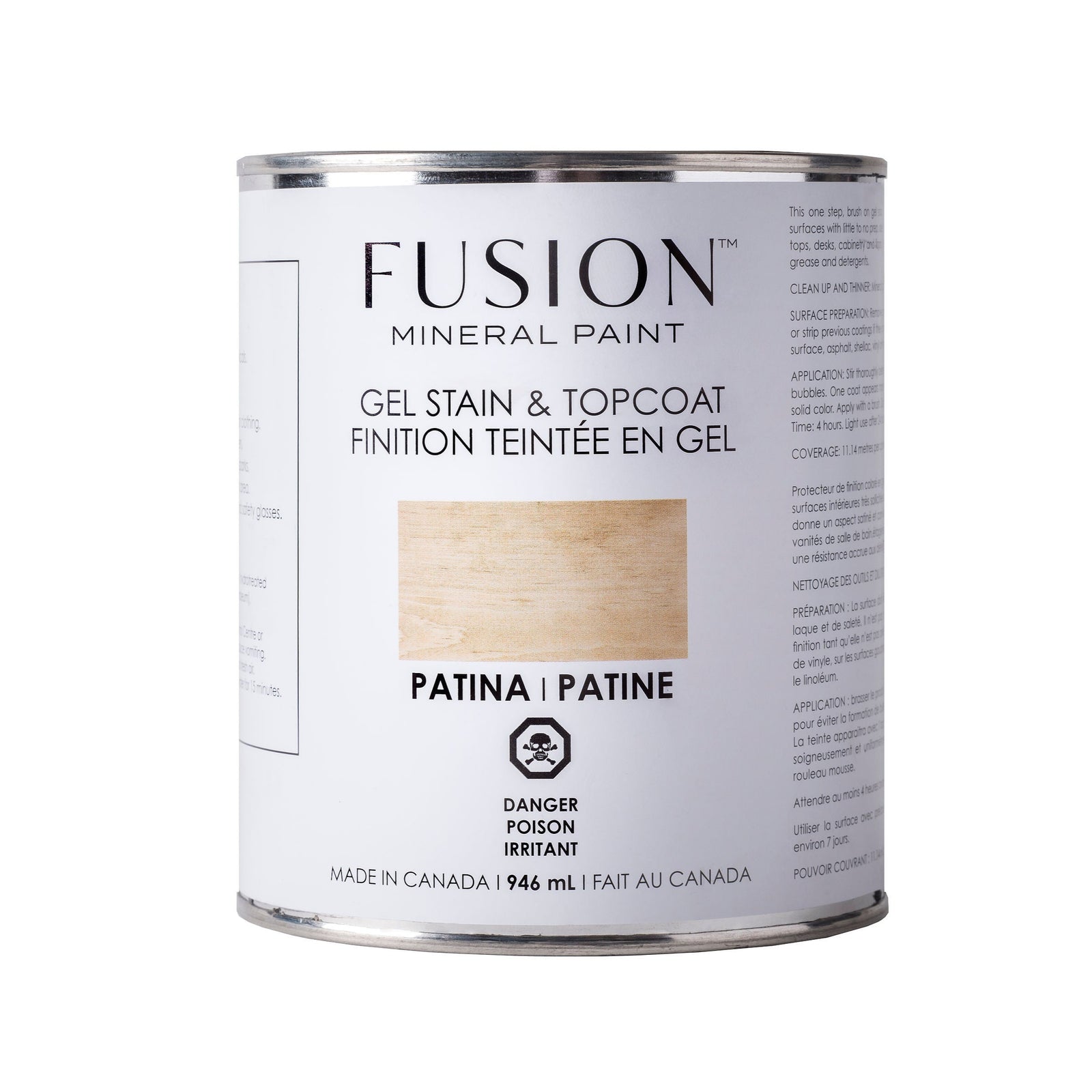Patina Gel Stain and Top Coat by Fusion