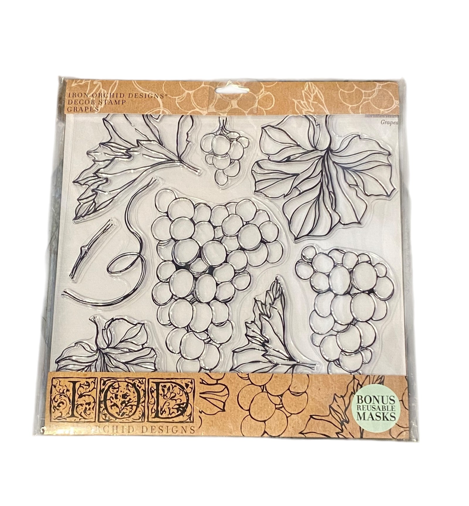 Grapes IOD Stamp *Retired*