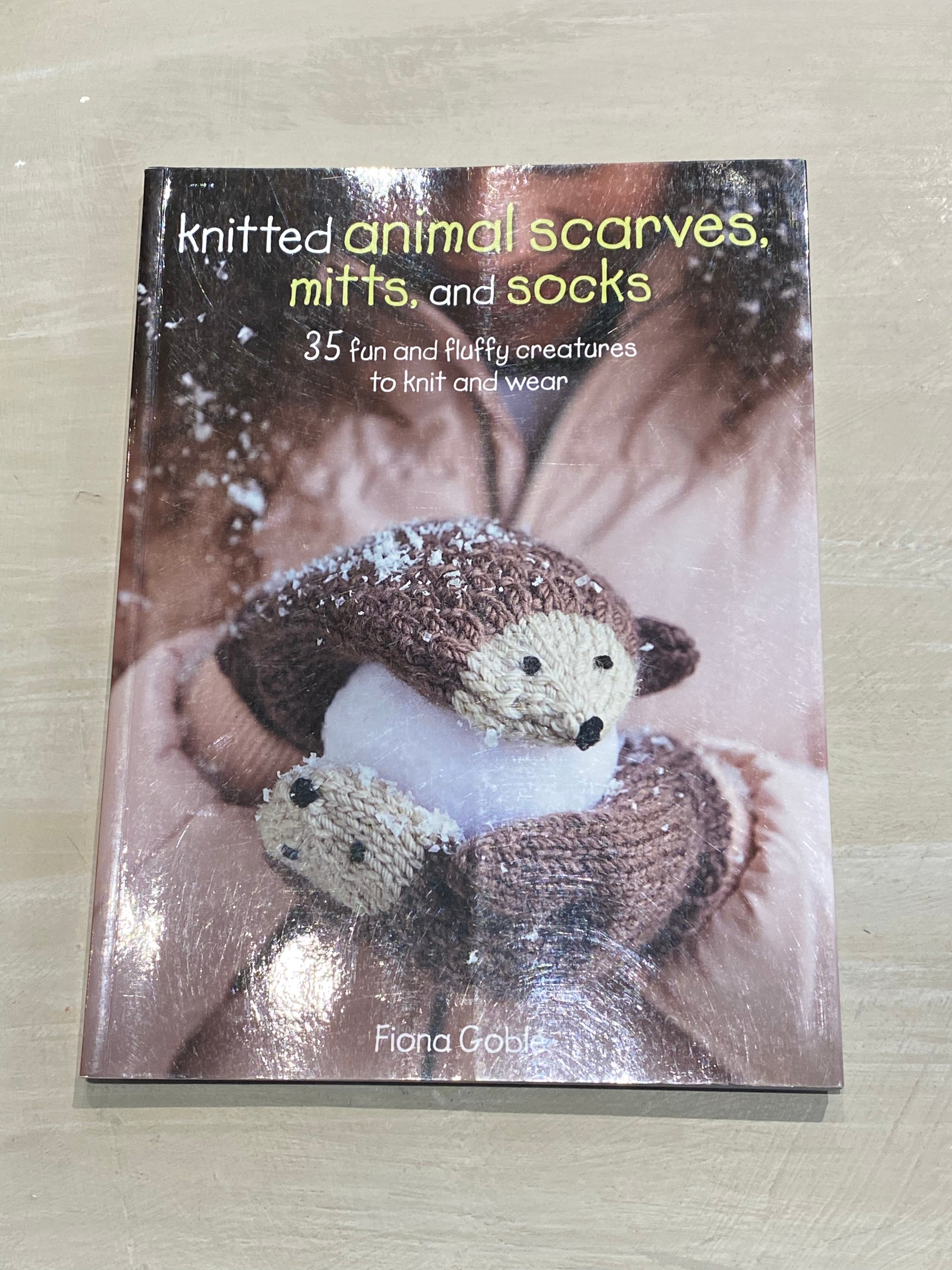 Knitted Animal Scarves, Mitts, and Socks