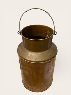Vintage Copper Milk Can