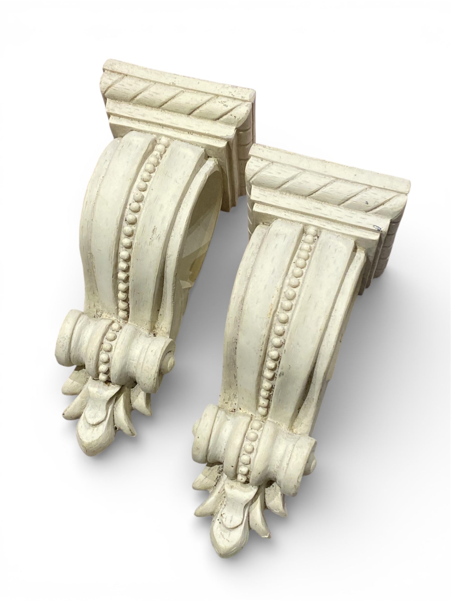 Ornate Resin Curtain Rod Holders