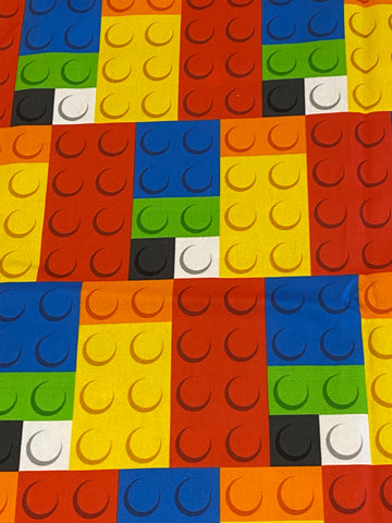 Large Lego Block Fabric