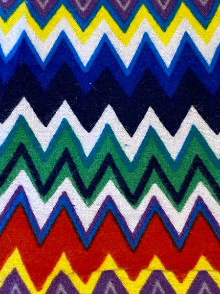 Colourful Chevron Flannel