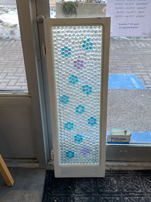 Glass Beaded Flower Window