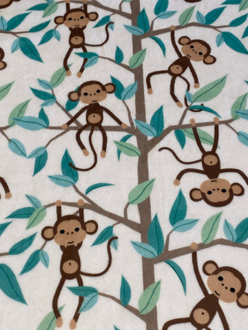 Monkey Plush Fabric