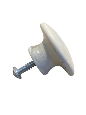 Reclaimed White Painted Wood Knob