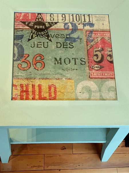 Funky Numbers Side Table