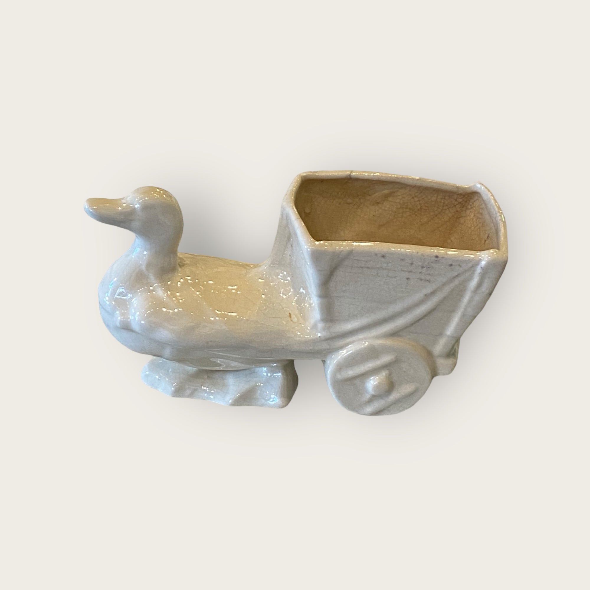 Adorable McCoy Pottery Goose Planter