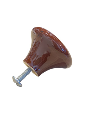 Brown Ceramic Knob