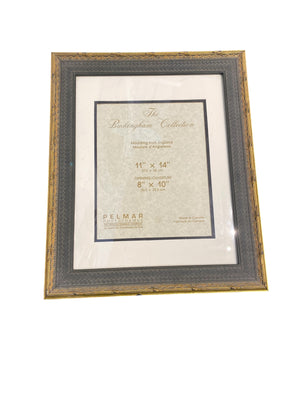 Gold and Charcoal Rectangle Frame