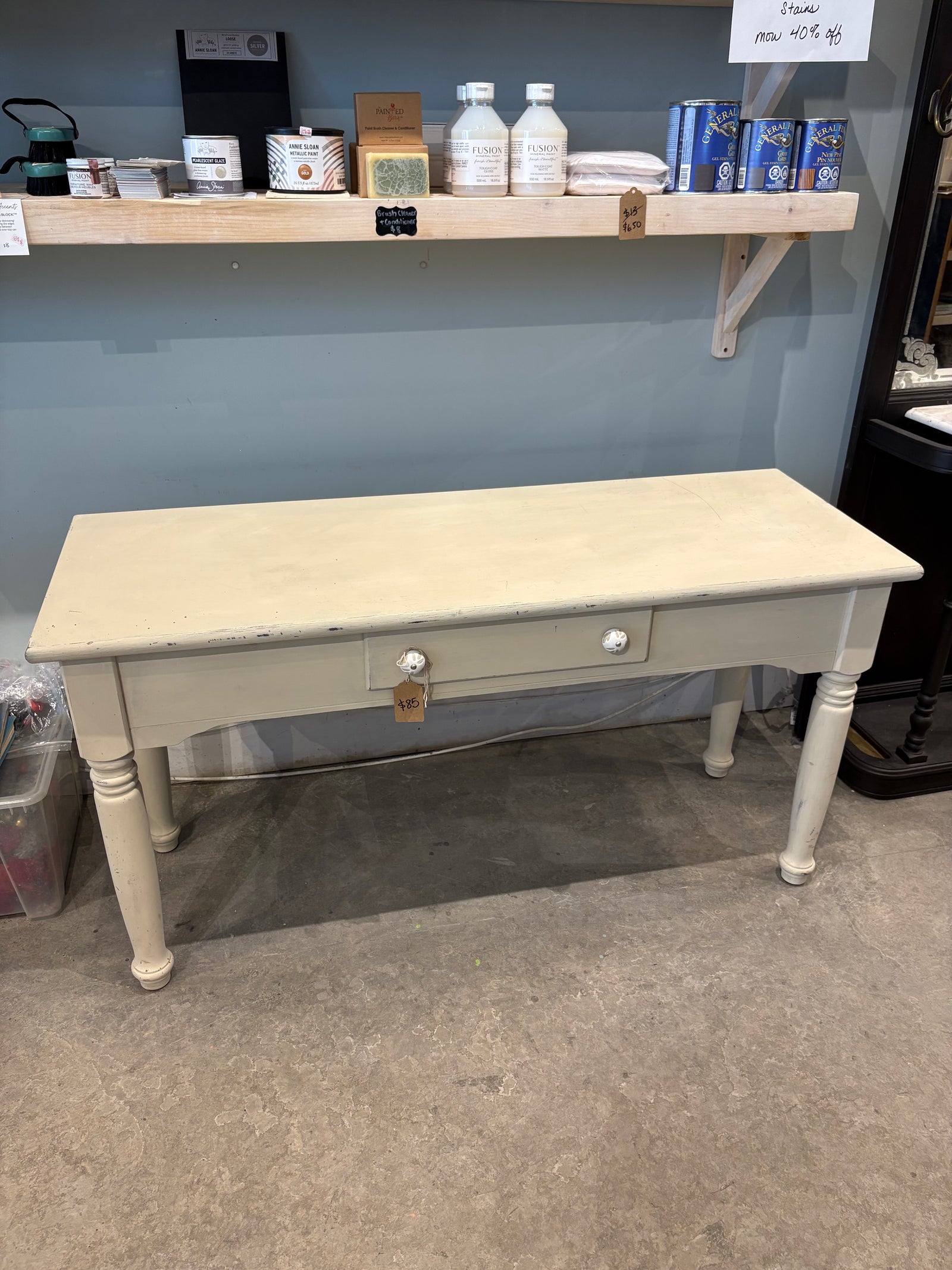 Solid Oak Long/Narrow Table