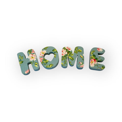 HOME Rose Chintz Letters