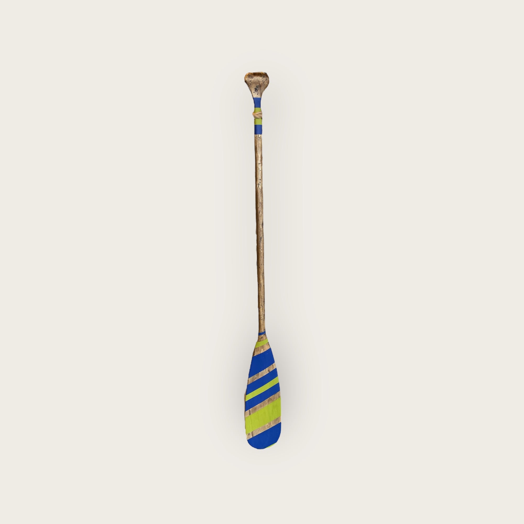 Decorative Blue and Green Paddle