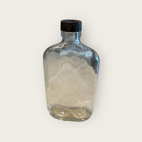 Vintage Bottle with Black Cap