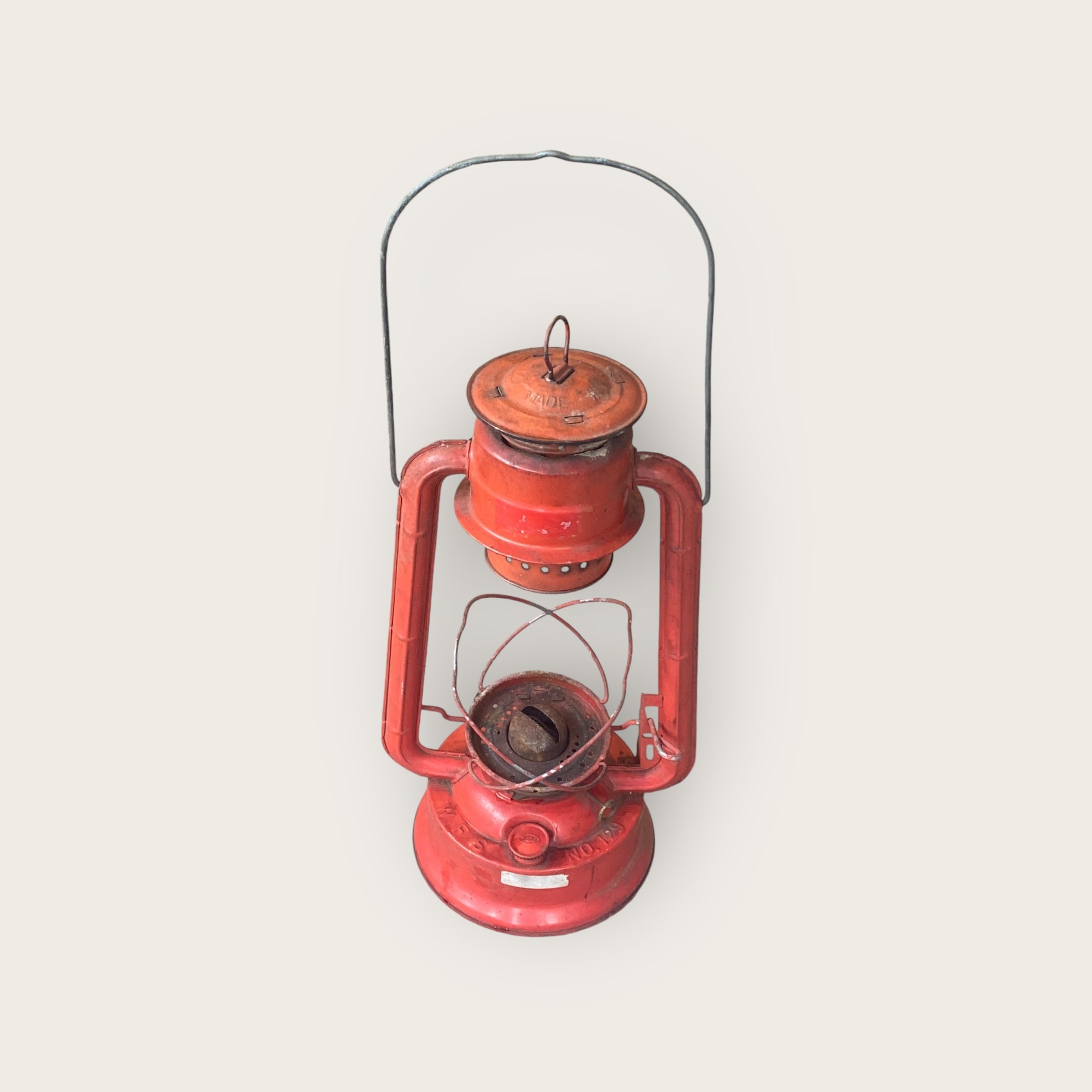 1960s Red Dietz Lantern