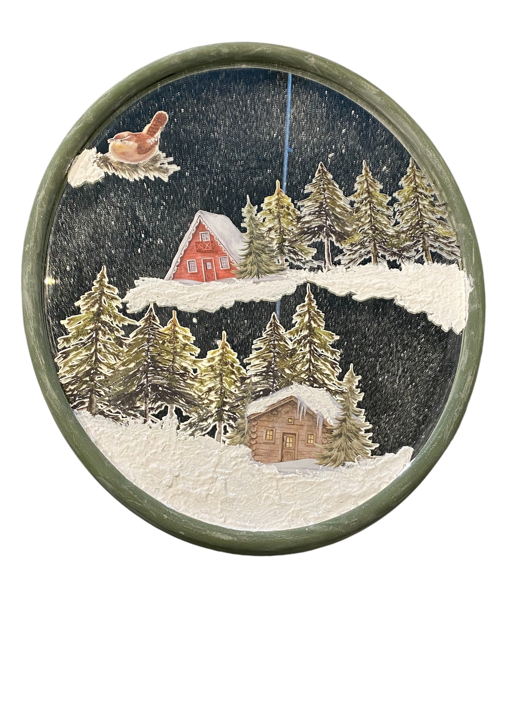 Winter Scene Mirror