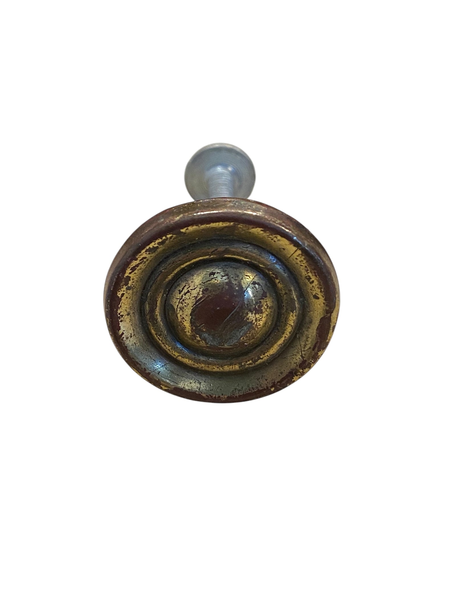 Round Antique Brass Drawer Knob