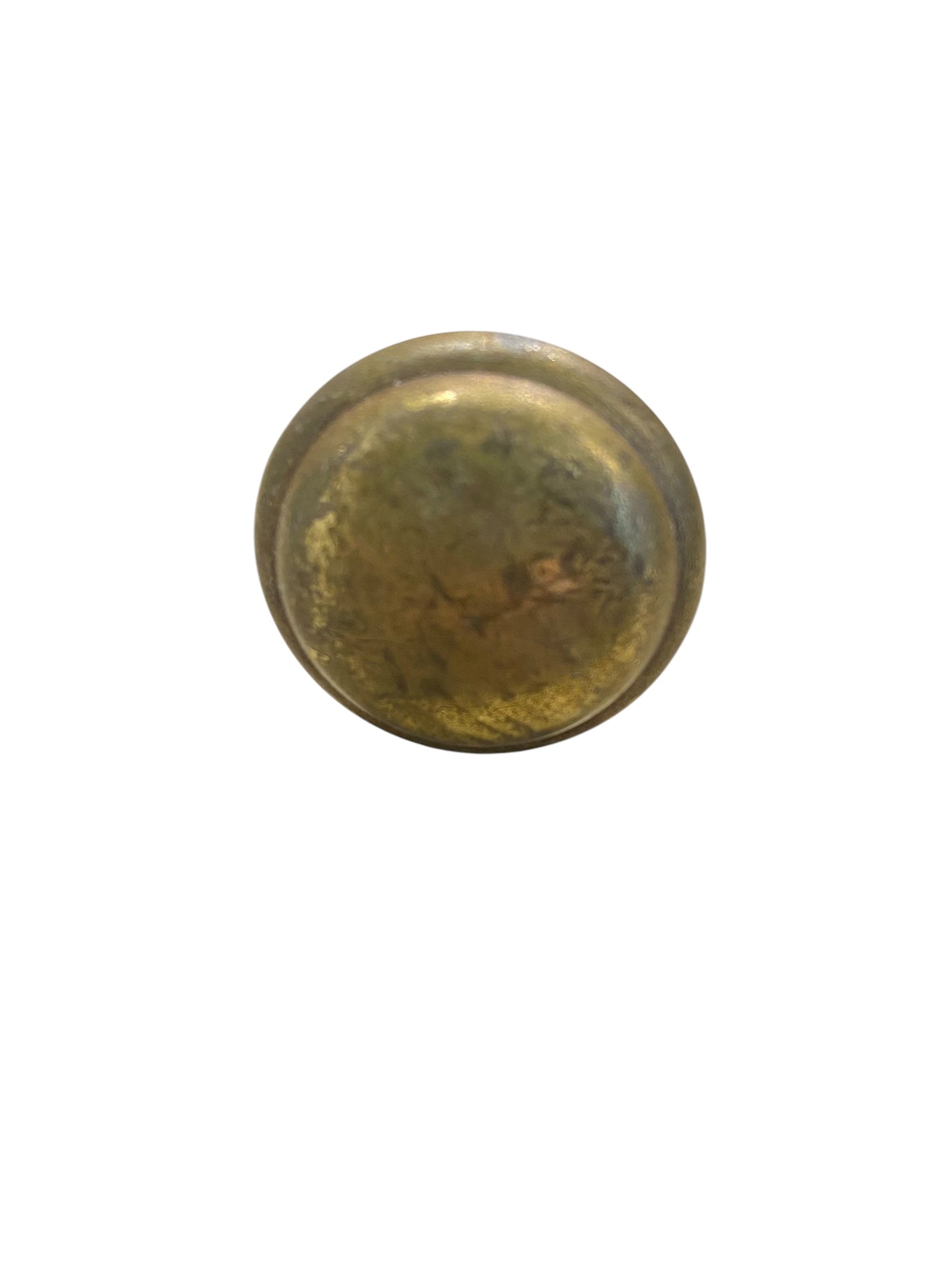 Vintage Round Brass Drawer Knob