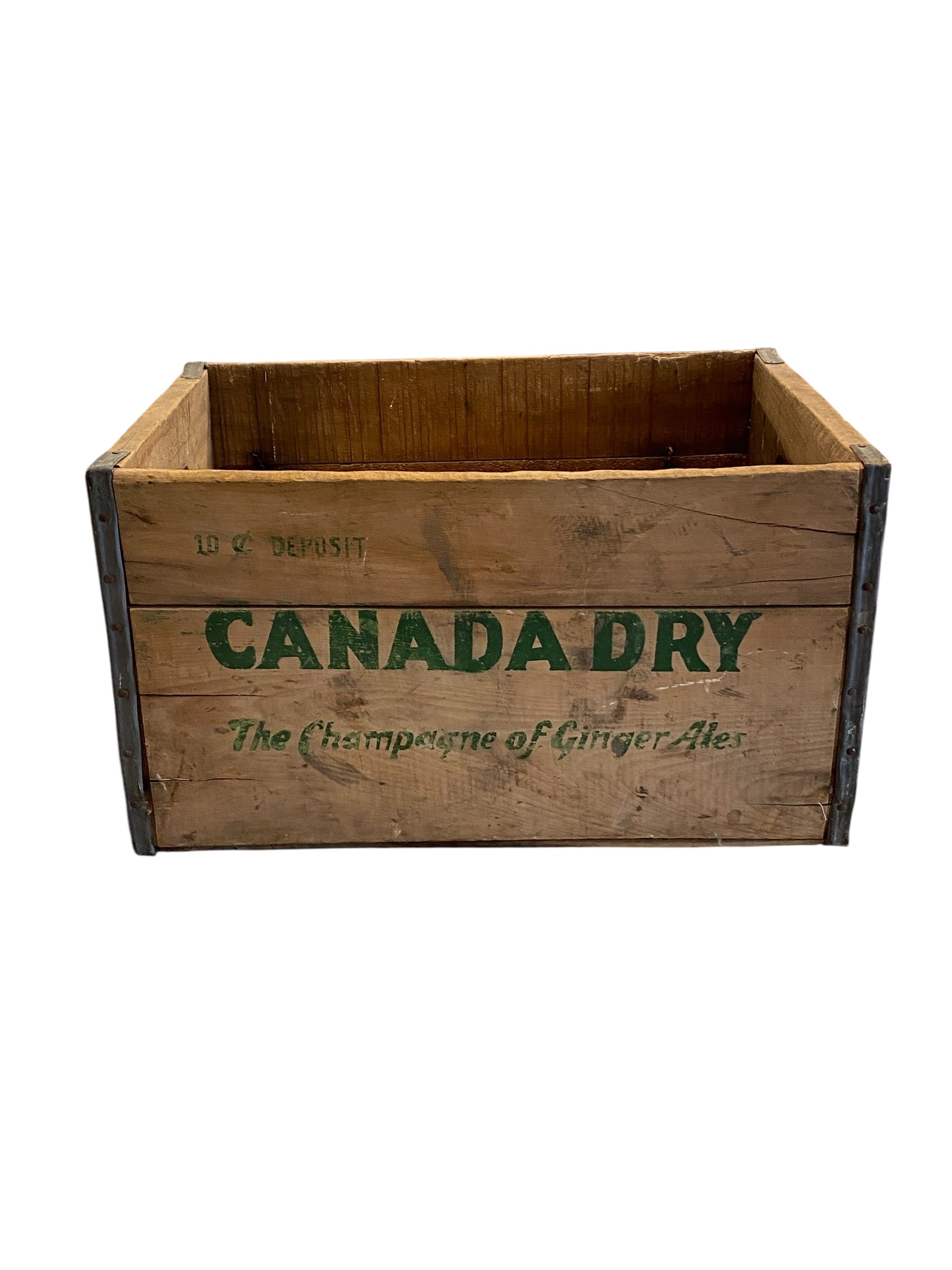 1950's Canada Dry Wooden Crate