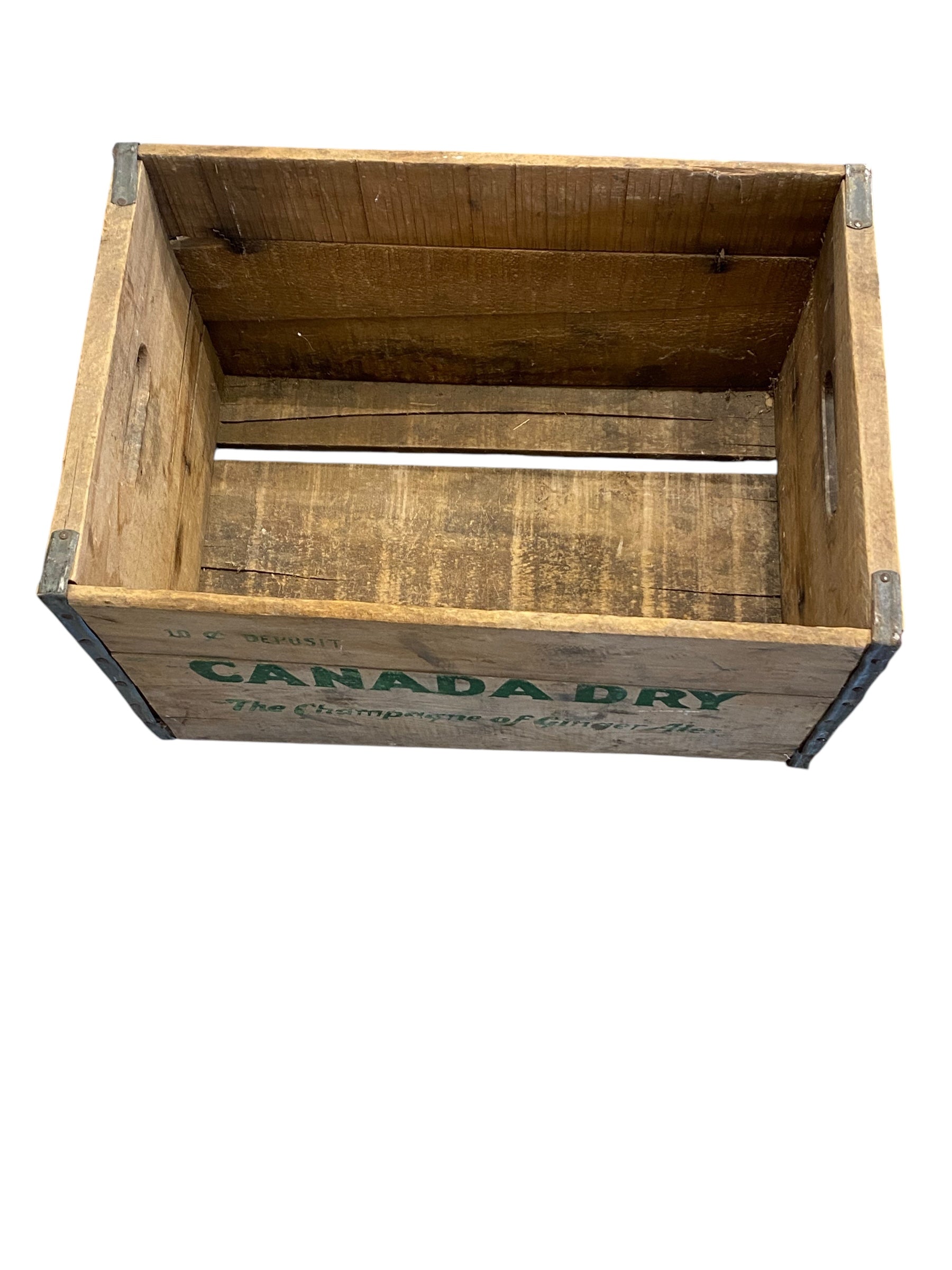 1950's Canada Dry Wooden Crate