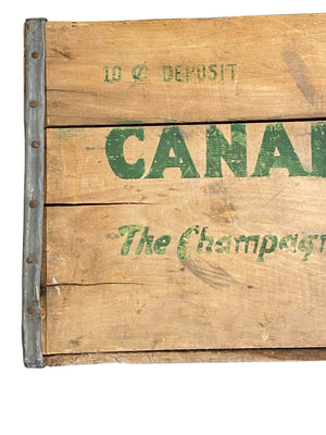 1950's Canada Dry Wooden Crate