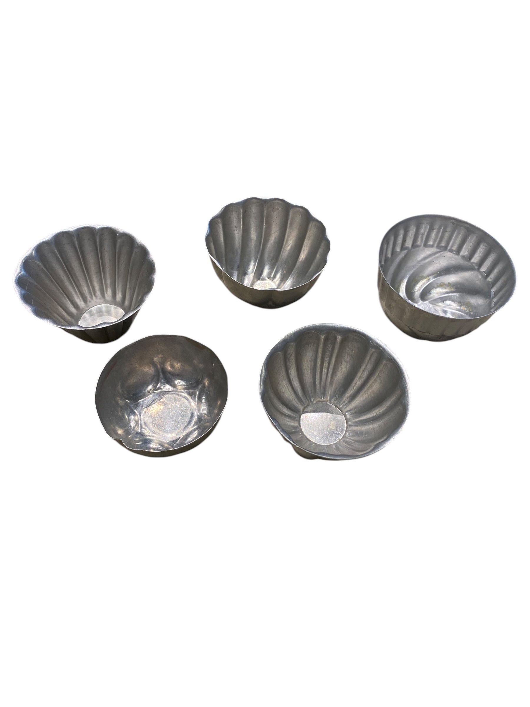 Aluminum Mid-Century Jelly or Pudding Moulds