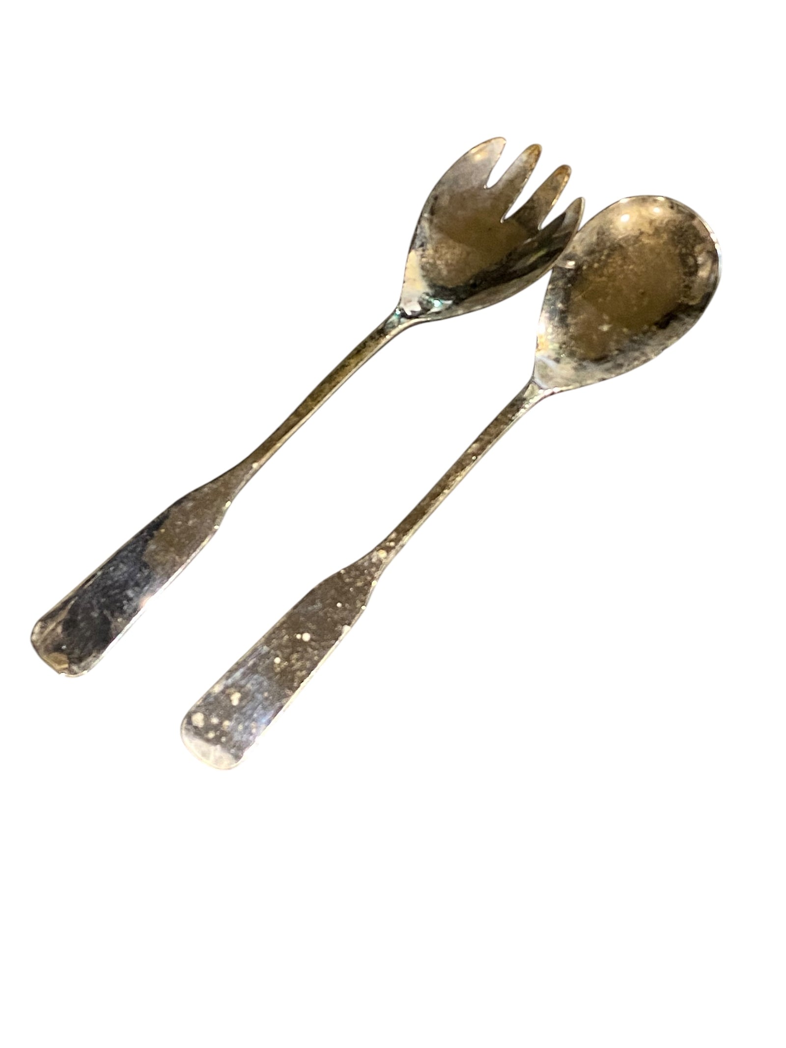 Silver Plated Salad Servers