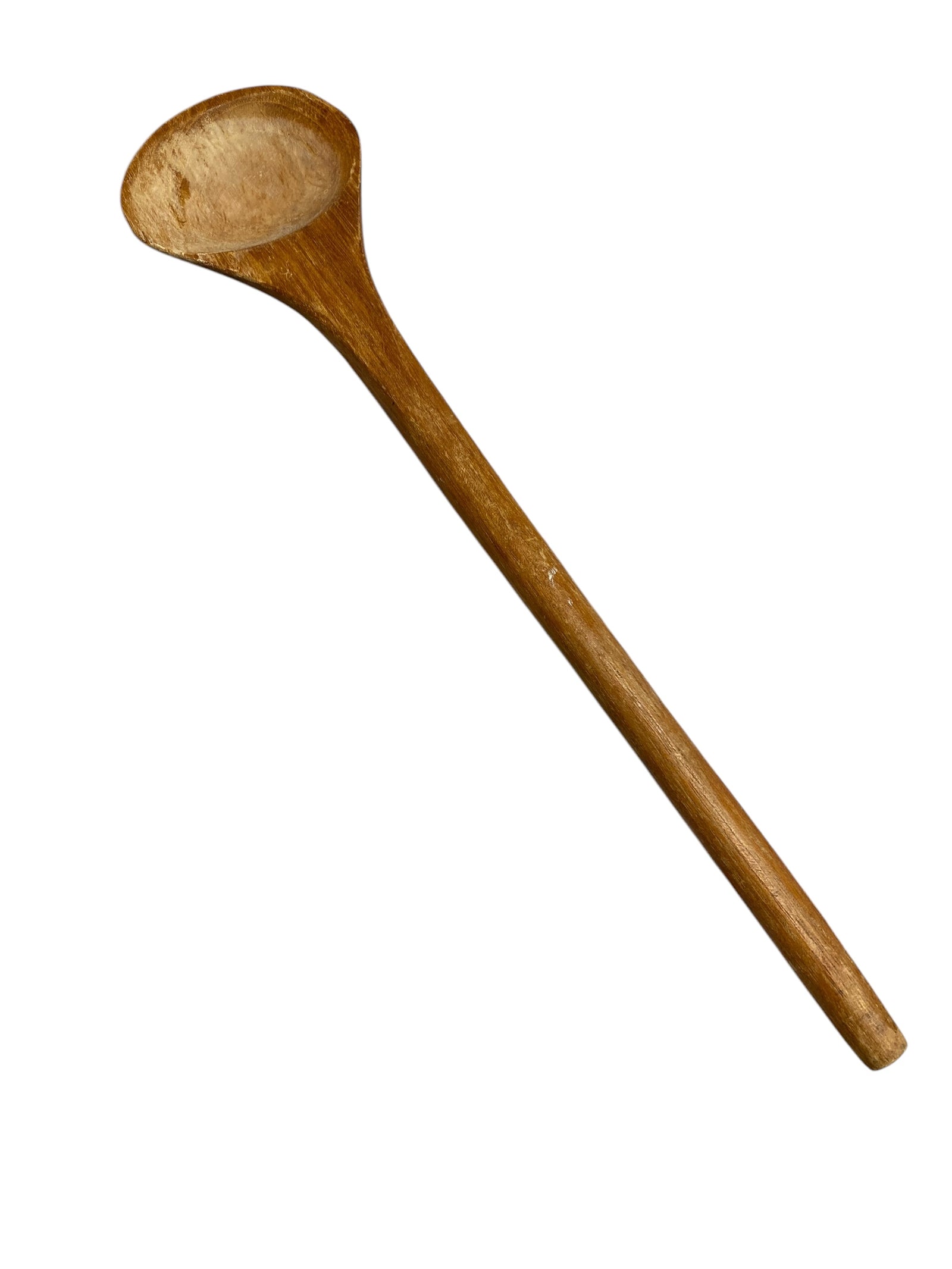 Wide Vintage Wooden Spoon