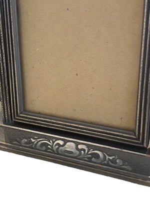 Grey and Silver Swivel Frame