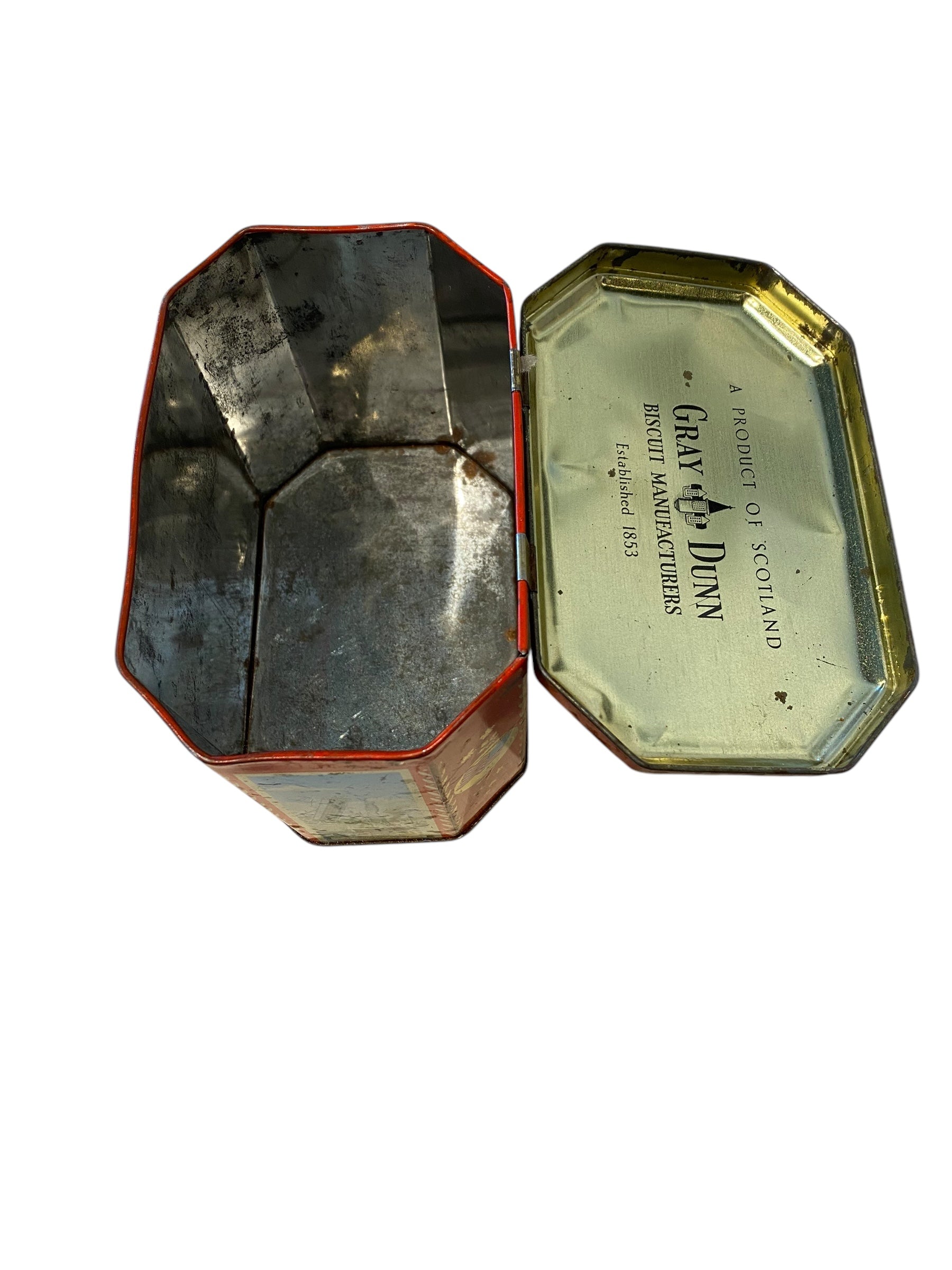 1959 Commemorative Queen Elizabeth Biscuit Tin