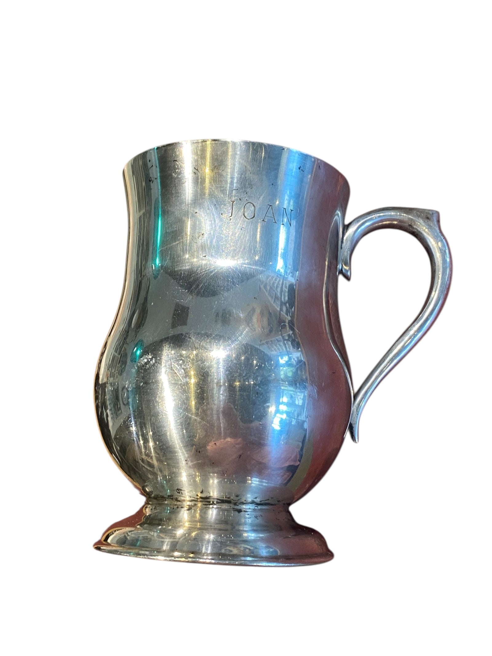 Henry Birks Vintage Engraved Tankard