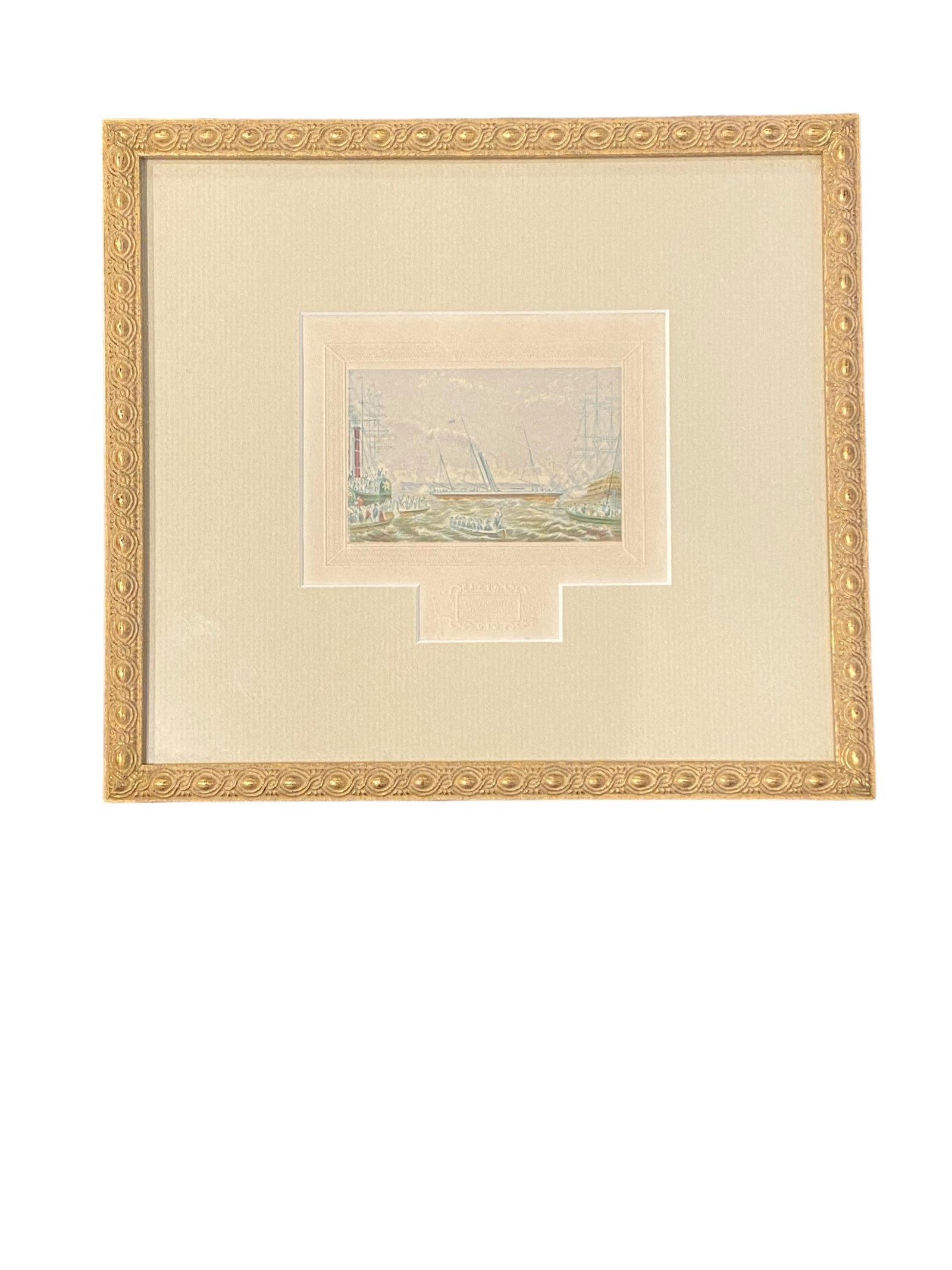 Fine Art Print of Queen Victoria Leaving Portsmouth Harbour