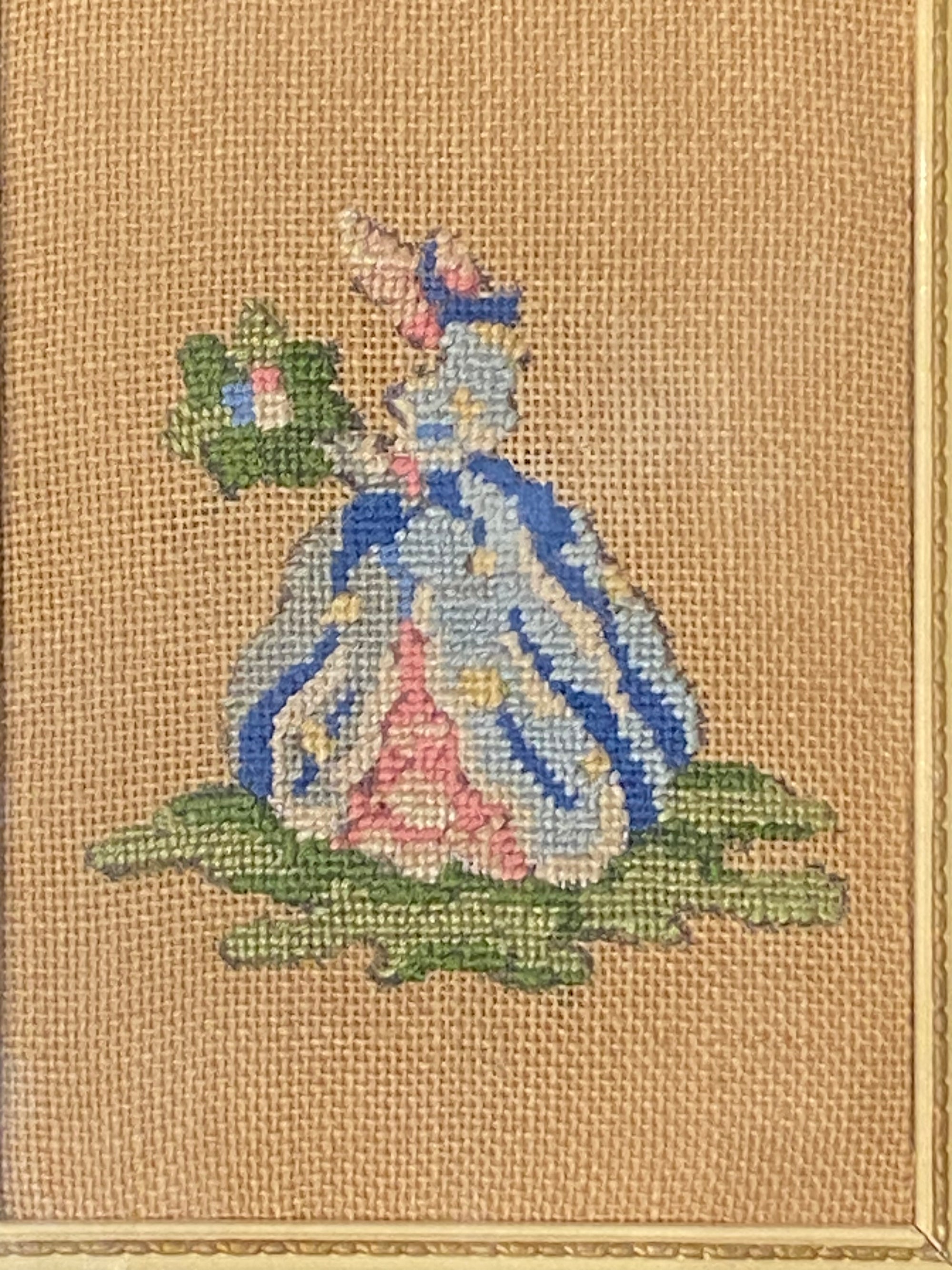Women in a Bonnet Needlepoint