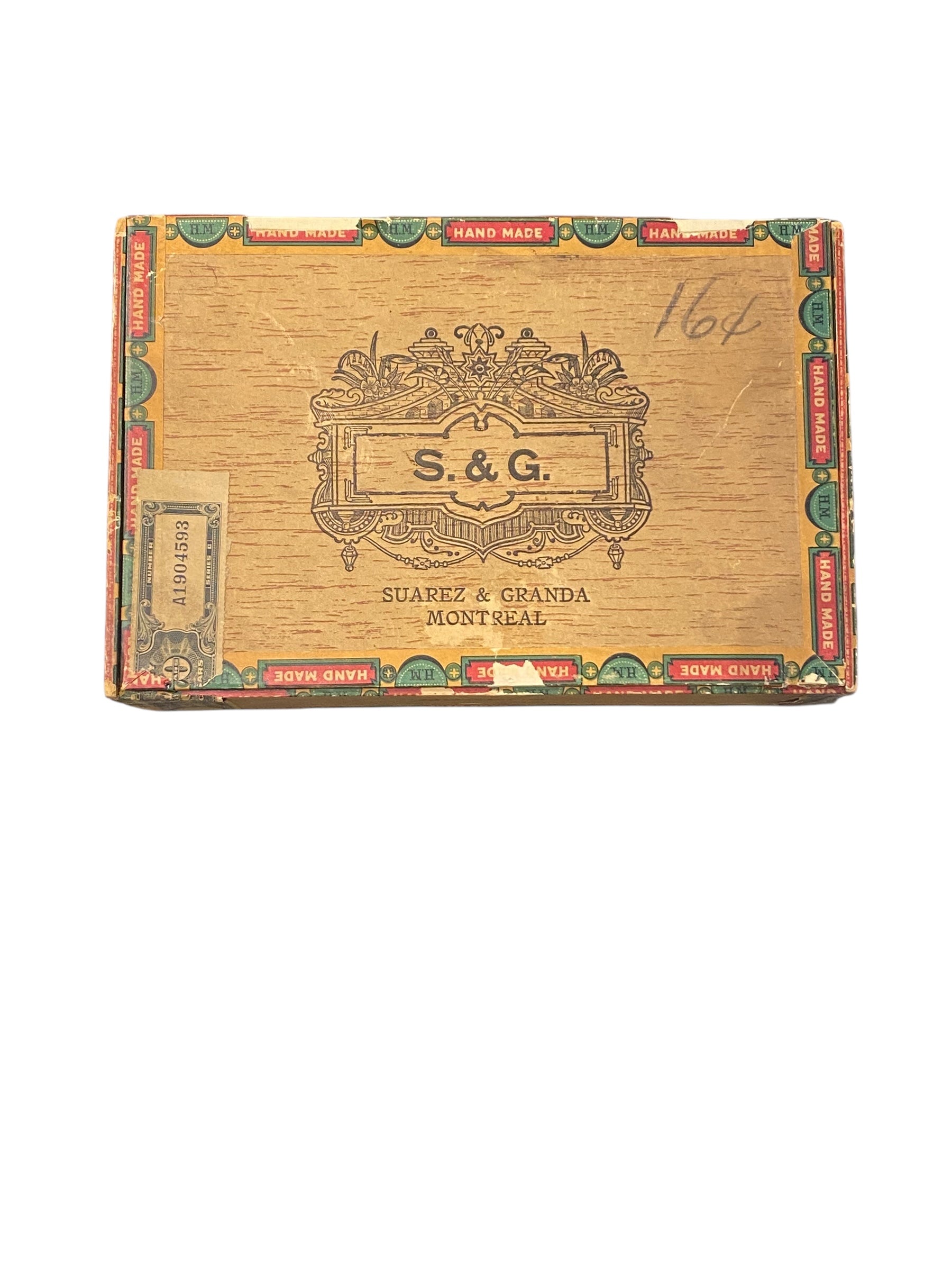 Suarez & Granda Cigar Box