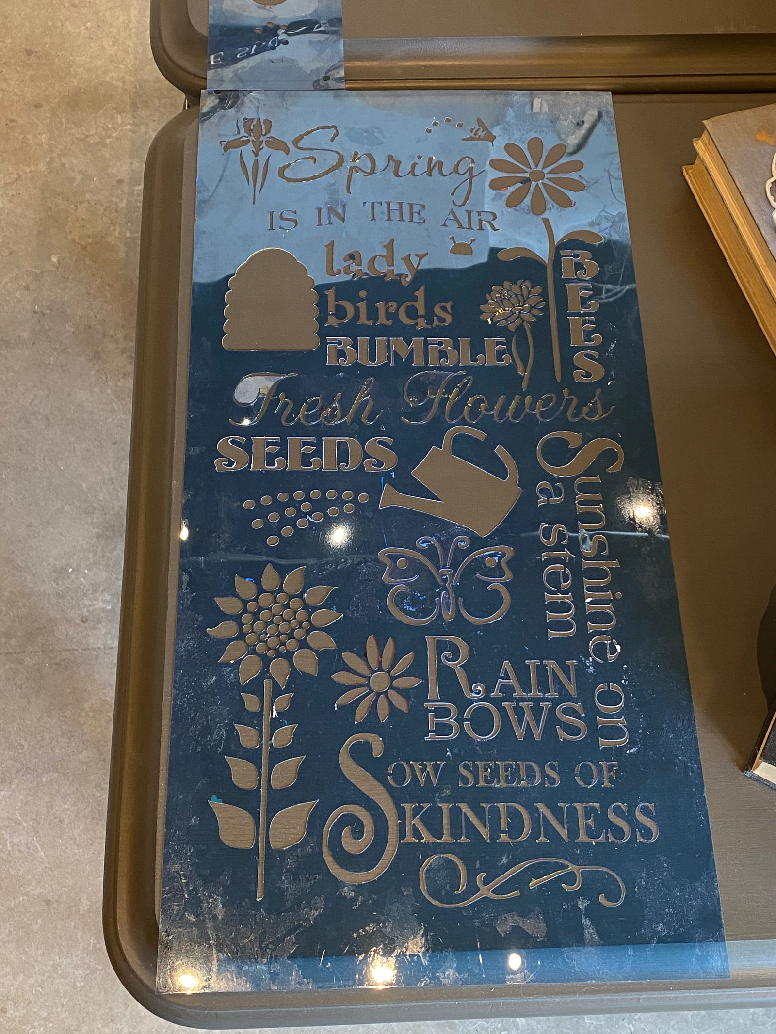 Spring Time Pre-Loved Stencil