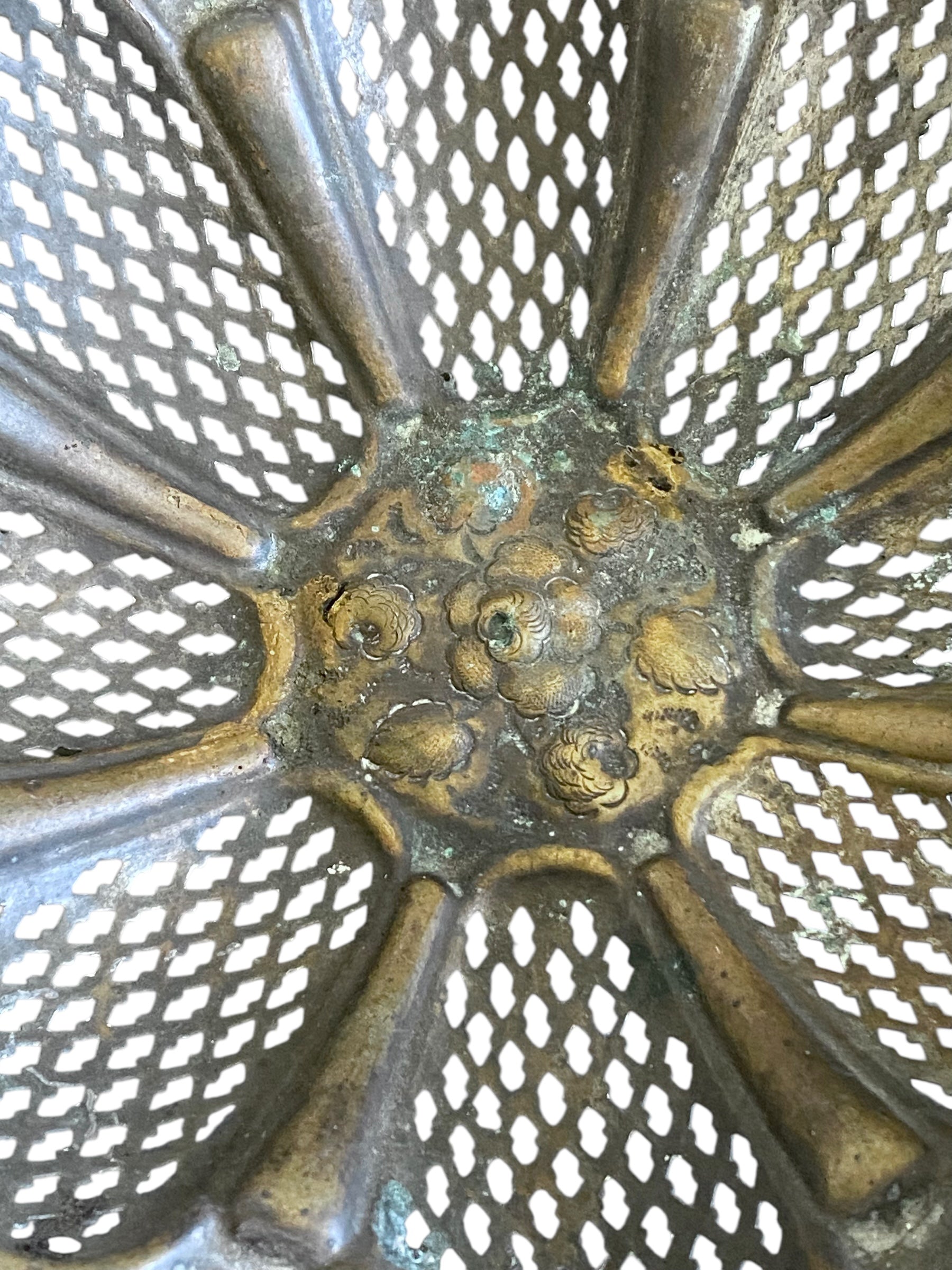 Joseph Bros & Co Filigree Swing Handle Basket
