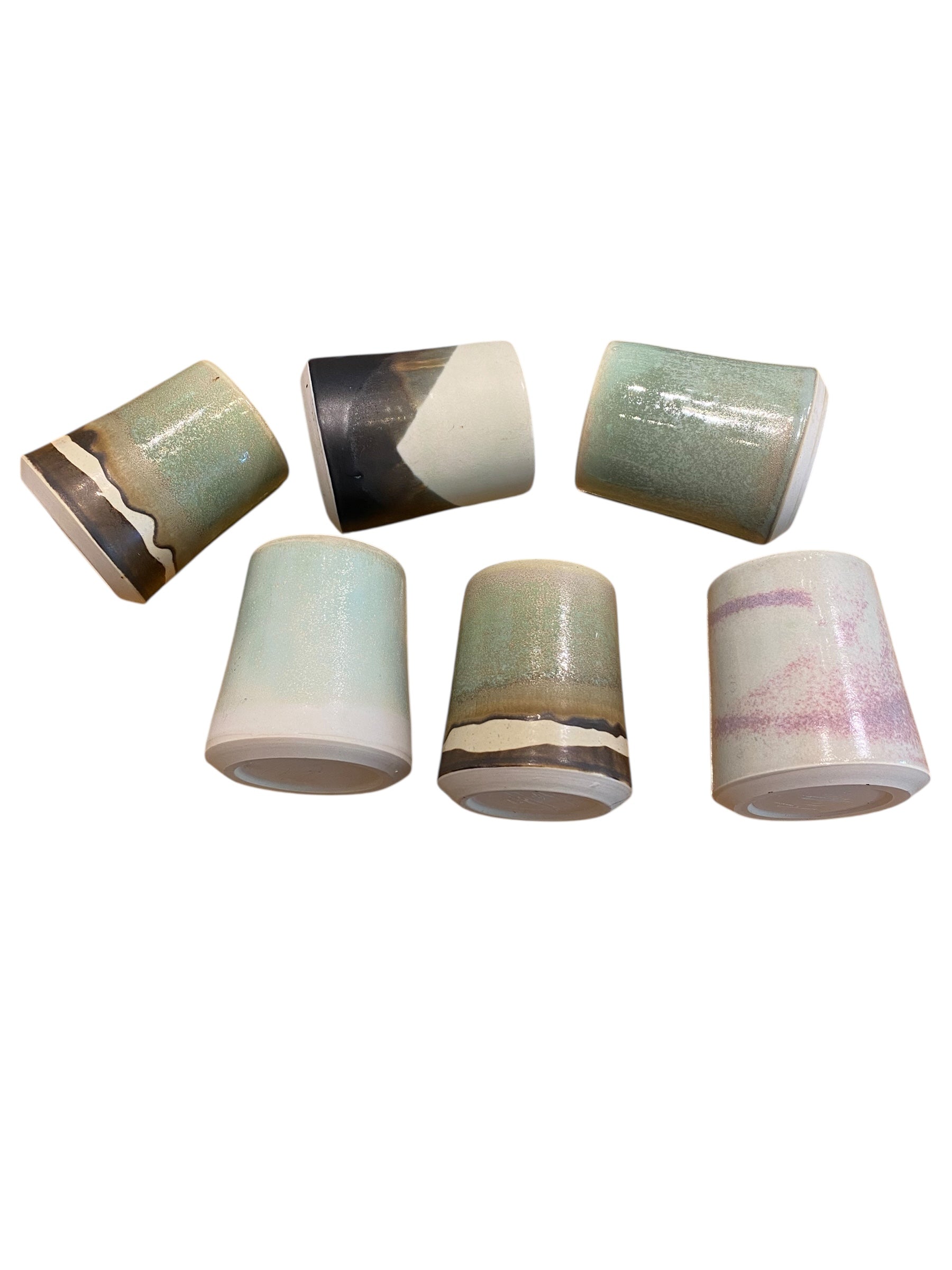 Ceramic Handleless Tea/Coffee Mugs