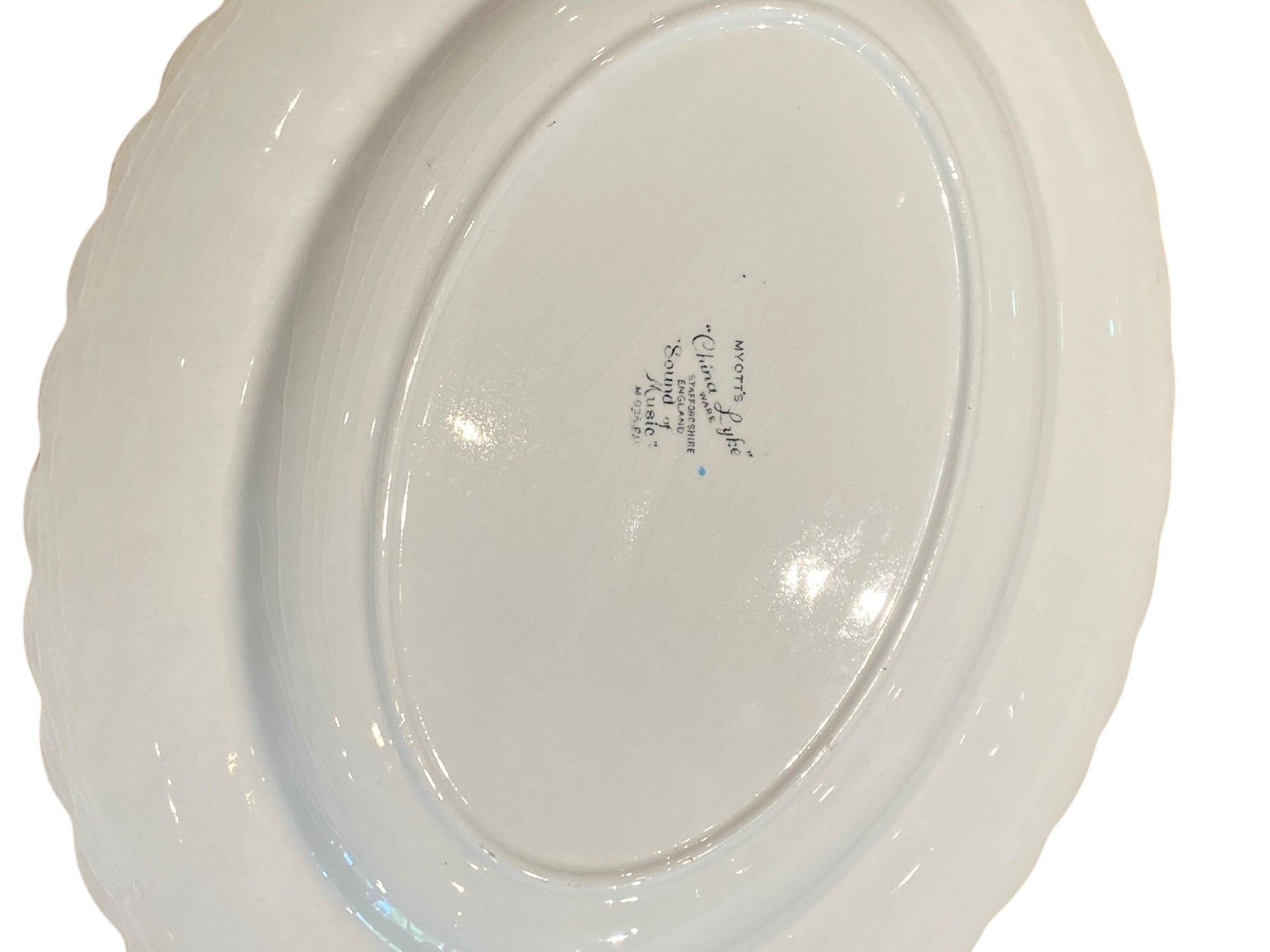 Myott Son & Co China Lyke Sound of Music Oval Platter