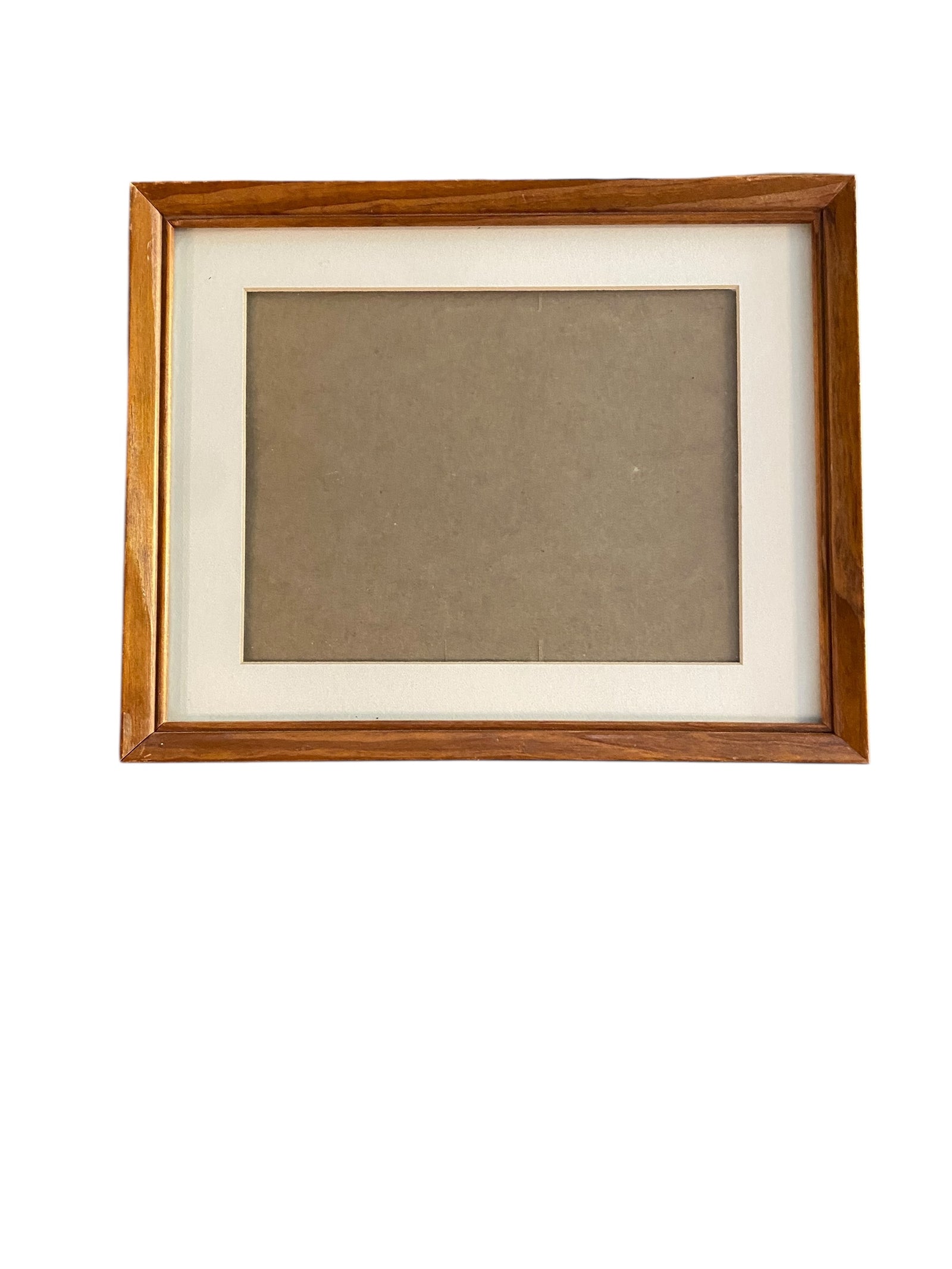 Oak Frame with Glass and Cream Matte