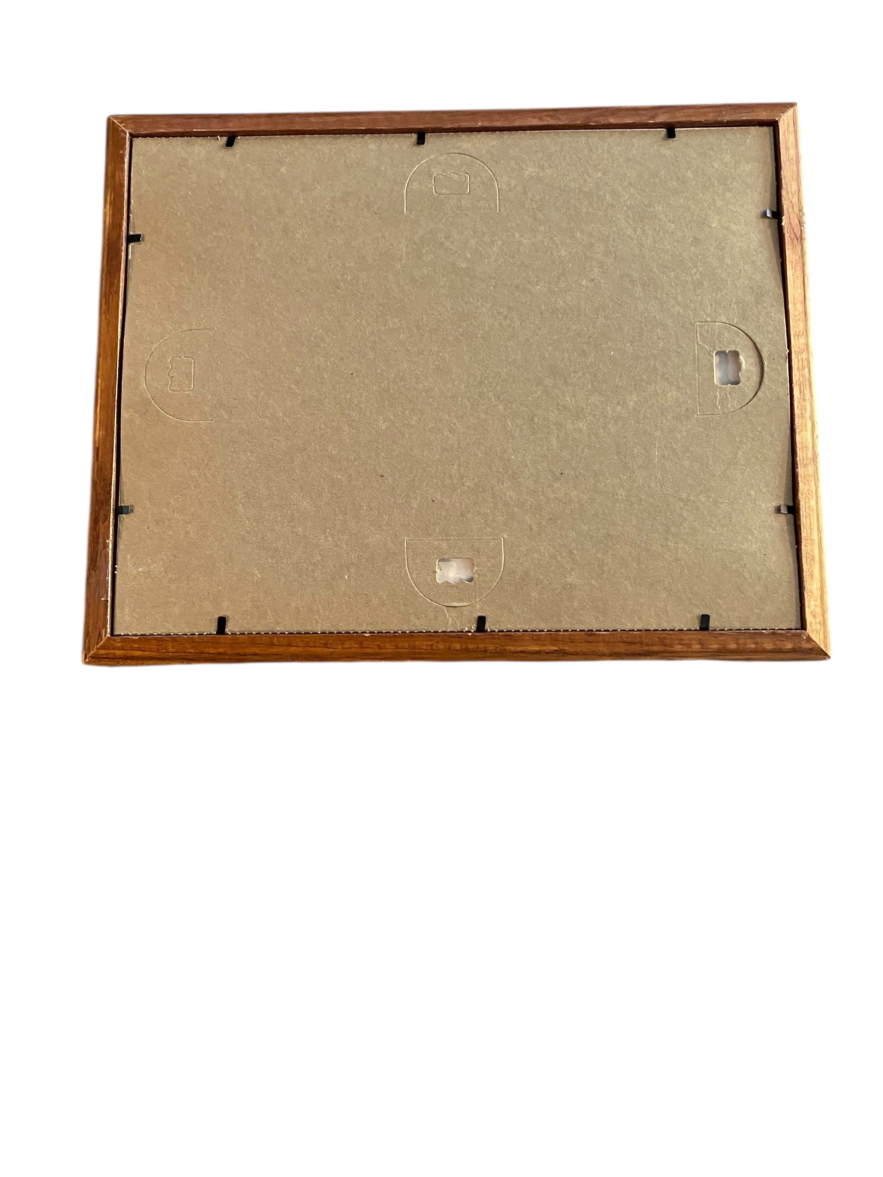 Oak Frame with Glass and Cream Matte