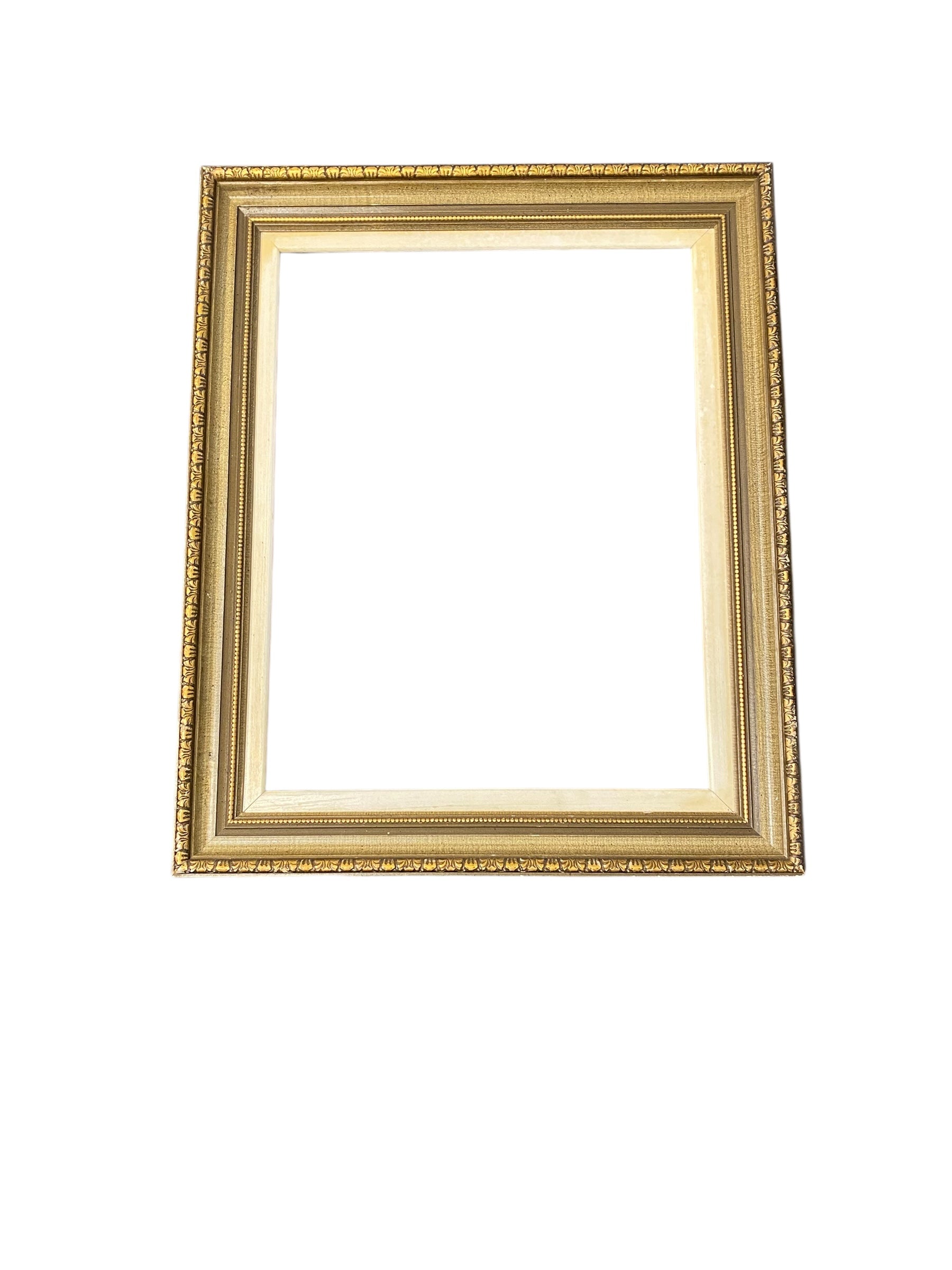 Gold Trimmed Curved Large Frame