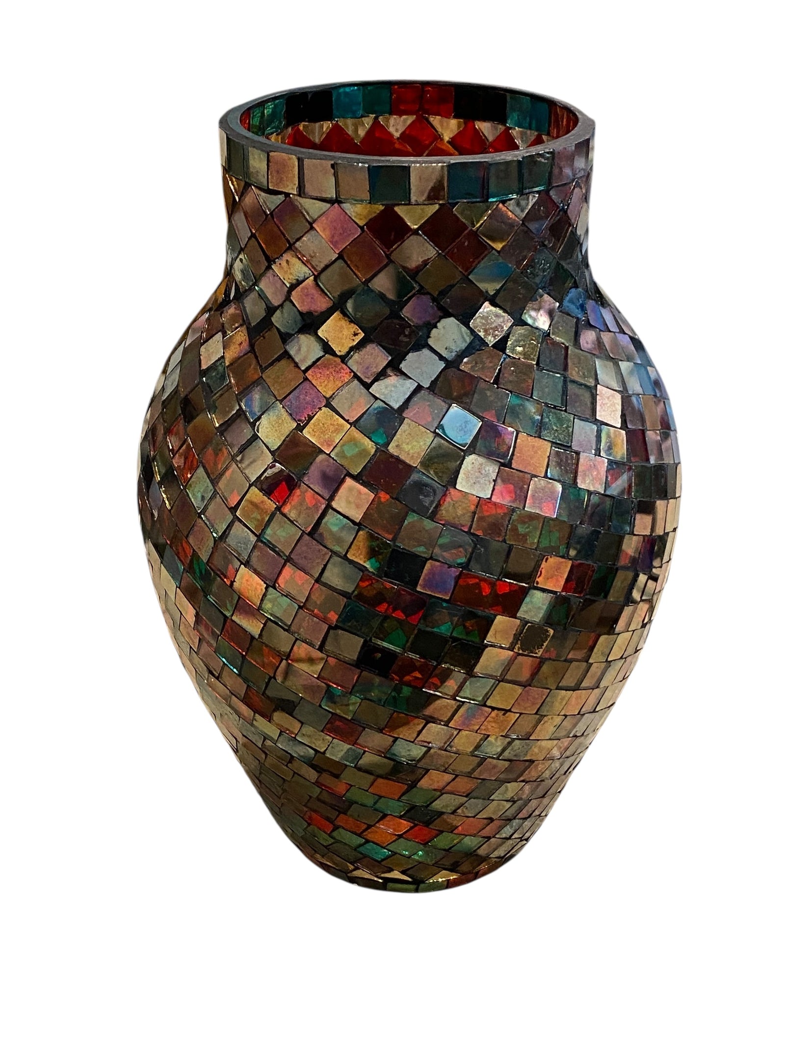 Glass Mosaic Vase