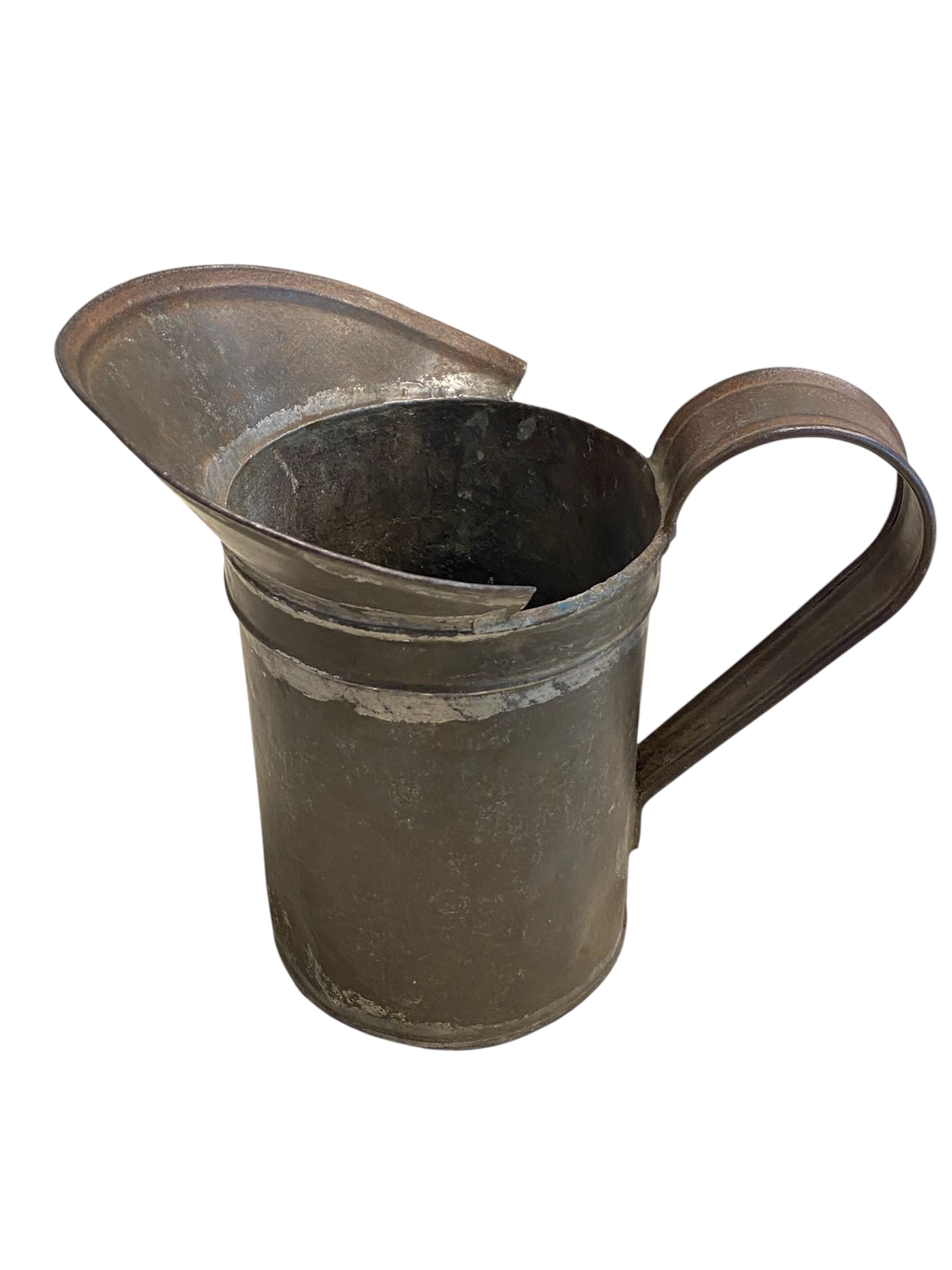 Primitive Metal Quart Pitcher
