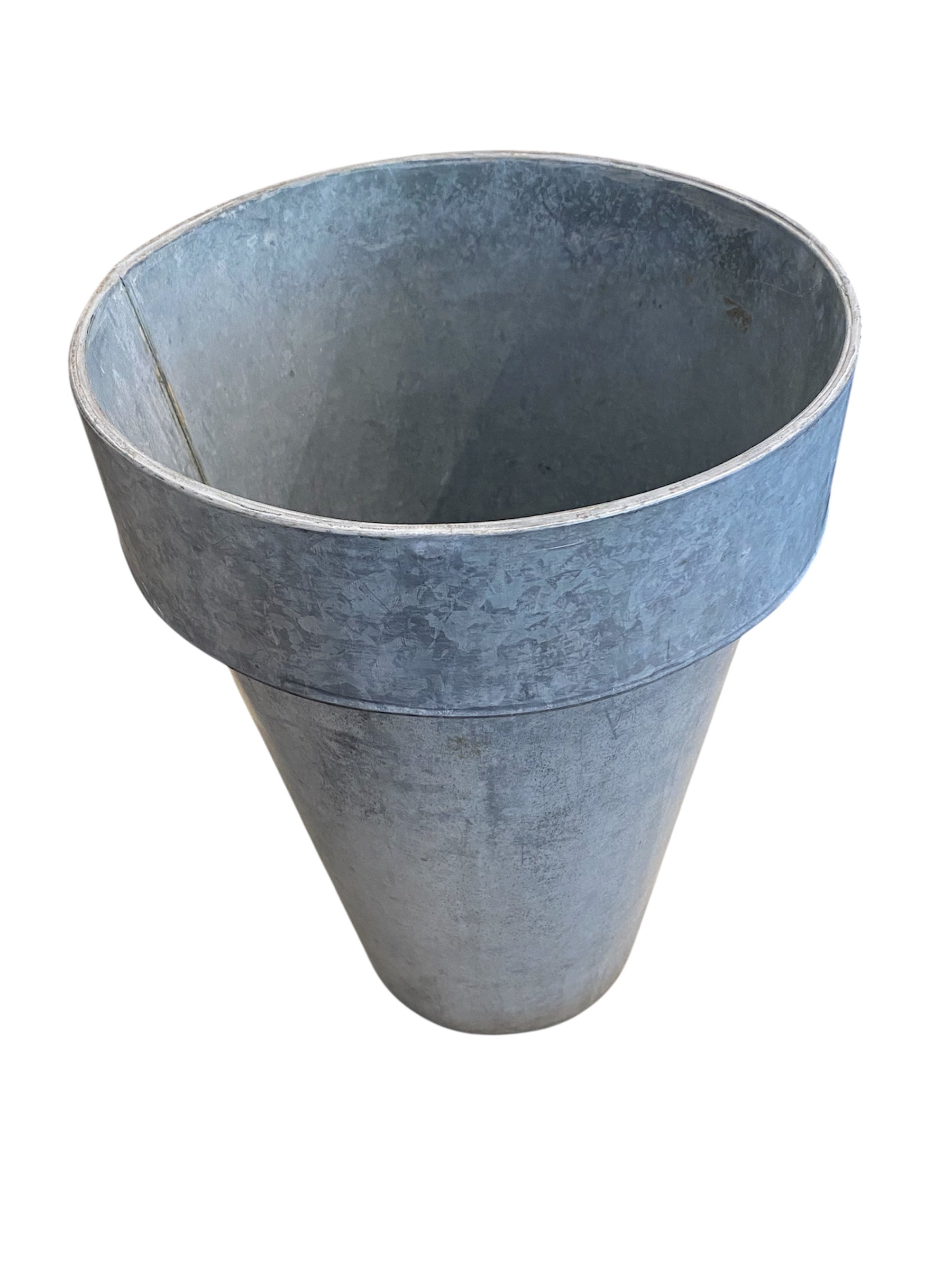 Large Galvanized Sap Style Bucket