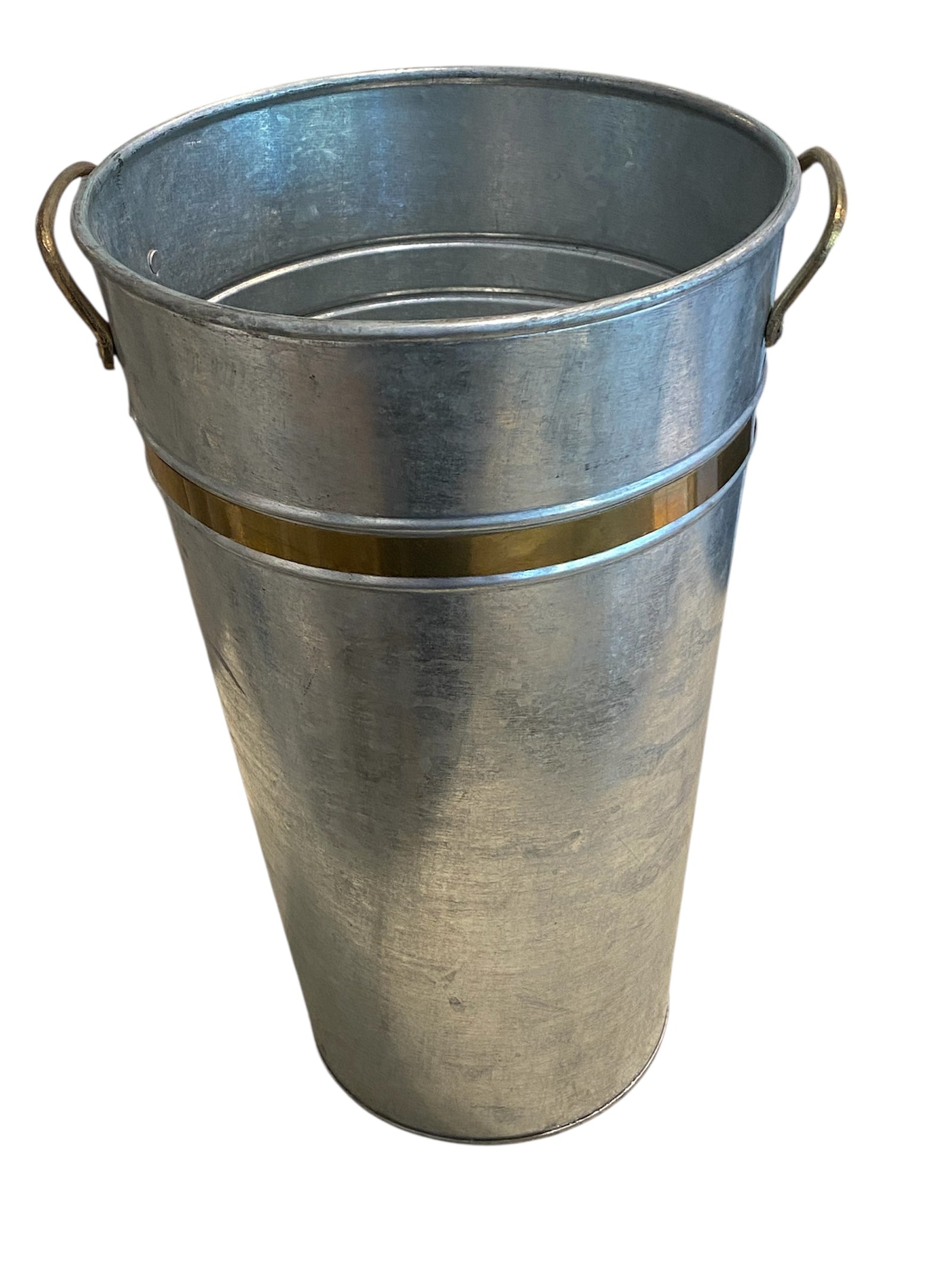 Large Galvanized Sap Style Bucket with Handles