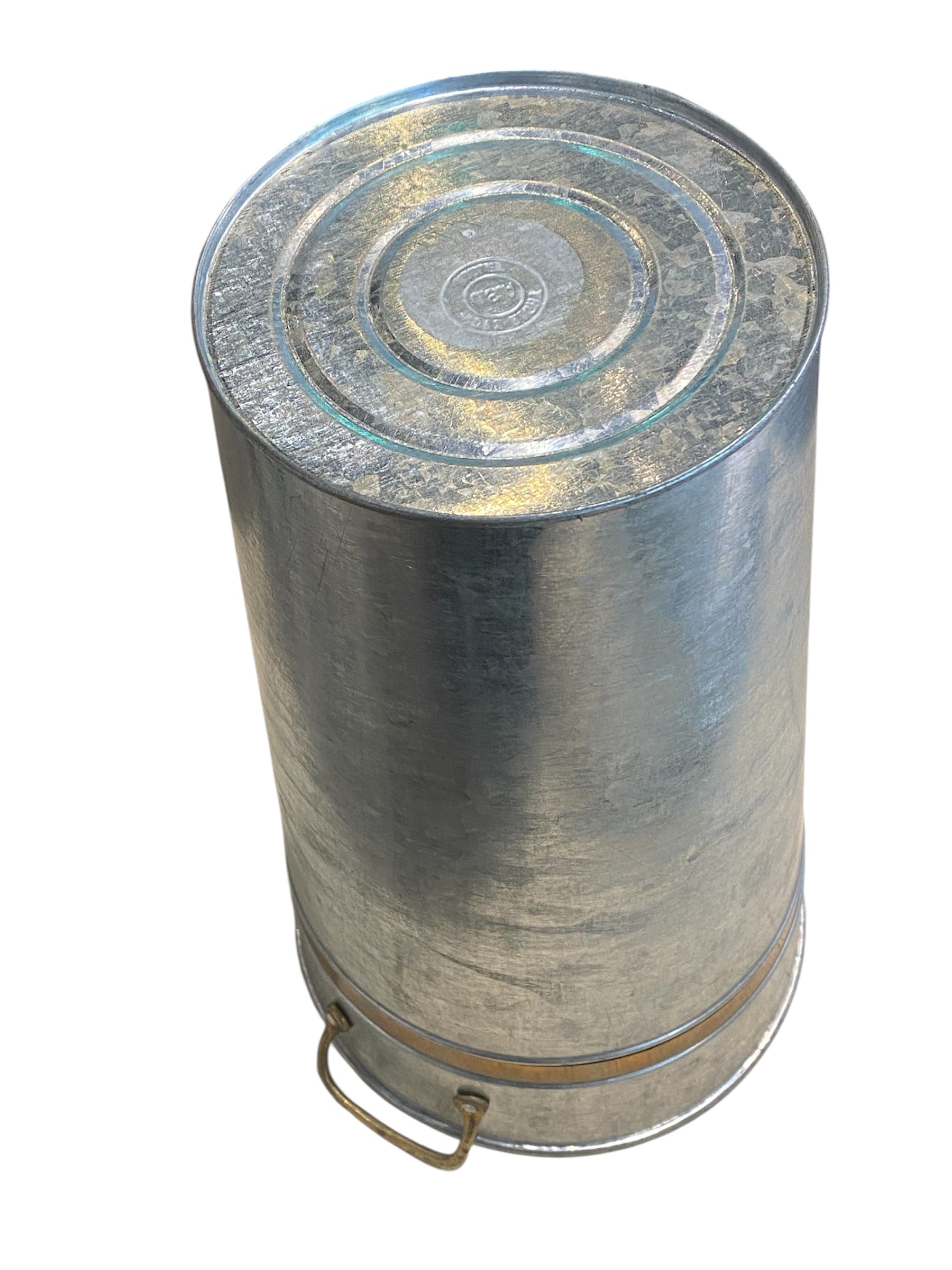 Large Galvanized Sap Style Bucket with Handles