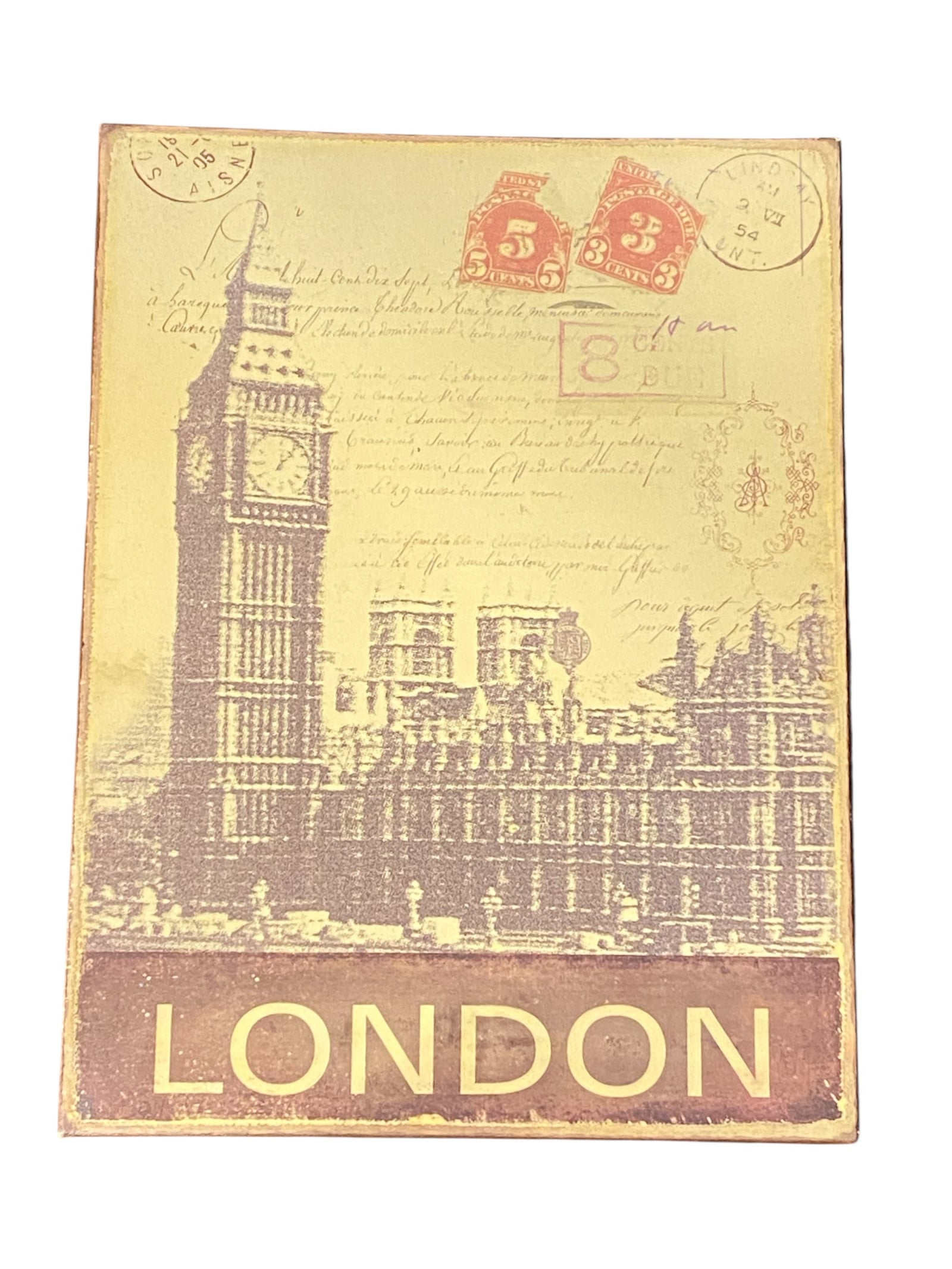 Rustic Metal London Sign