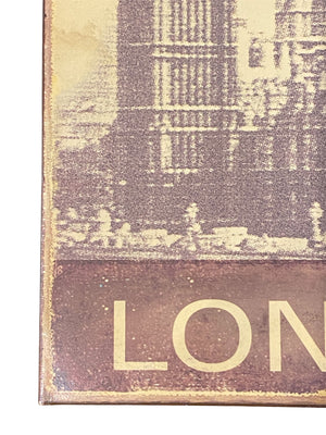 Rustic Metal London Sign