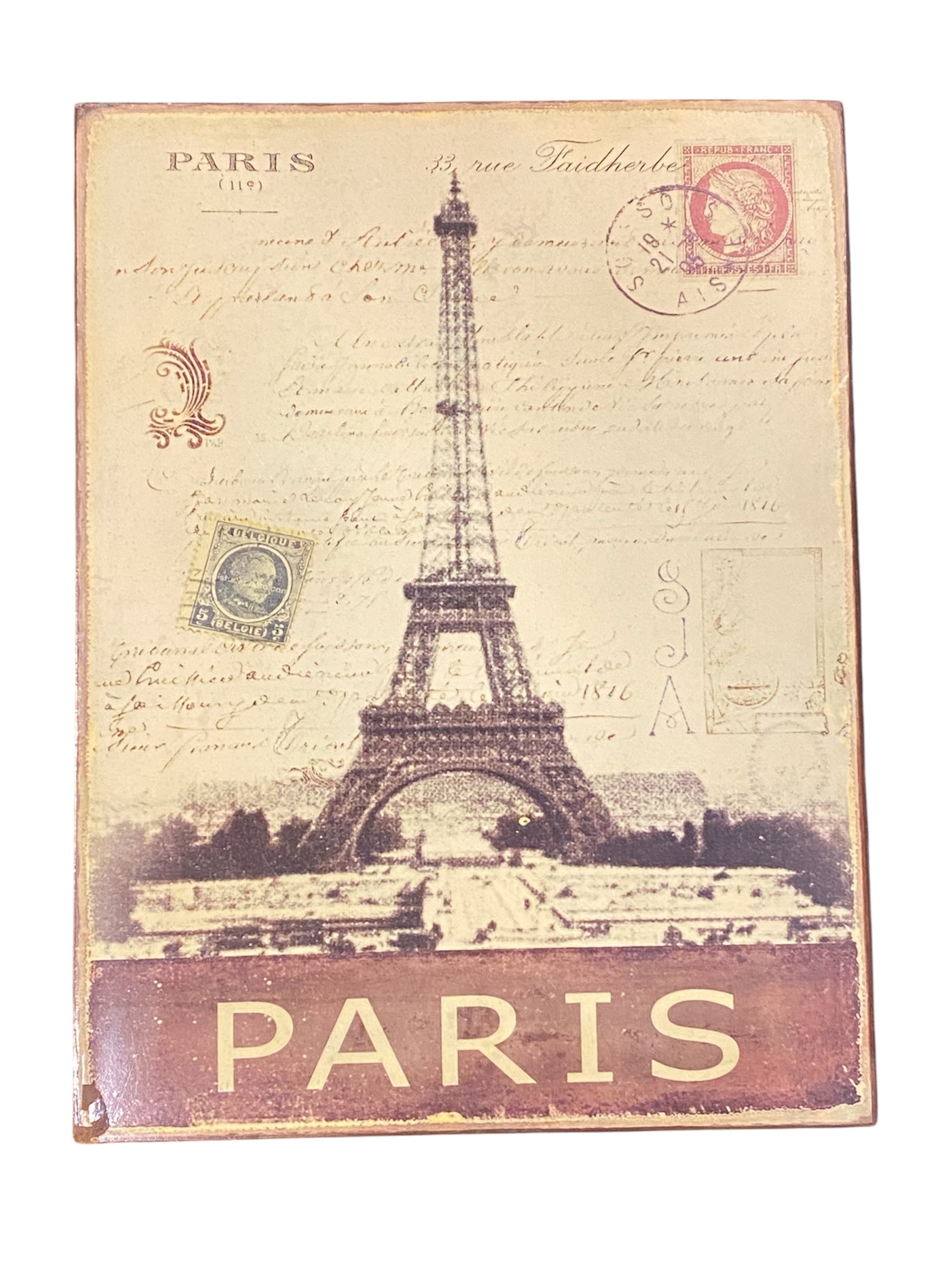 Rustic Metal Paris Sign